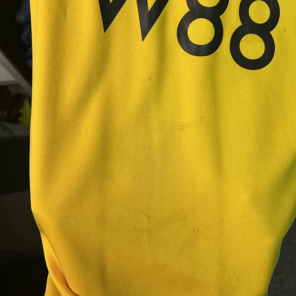 Adidas Mens Adidas Wolverhampton 2019 Home Soccer jersey size L Size US L / EU 52-54 / 3 - 7 Thumbnail