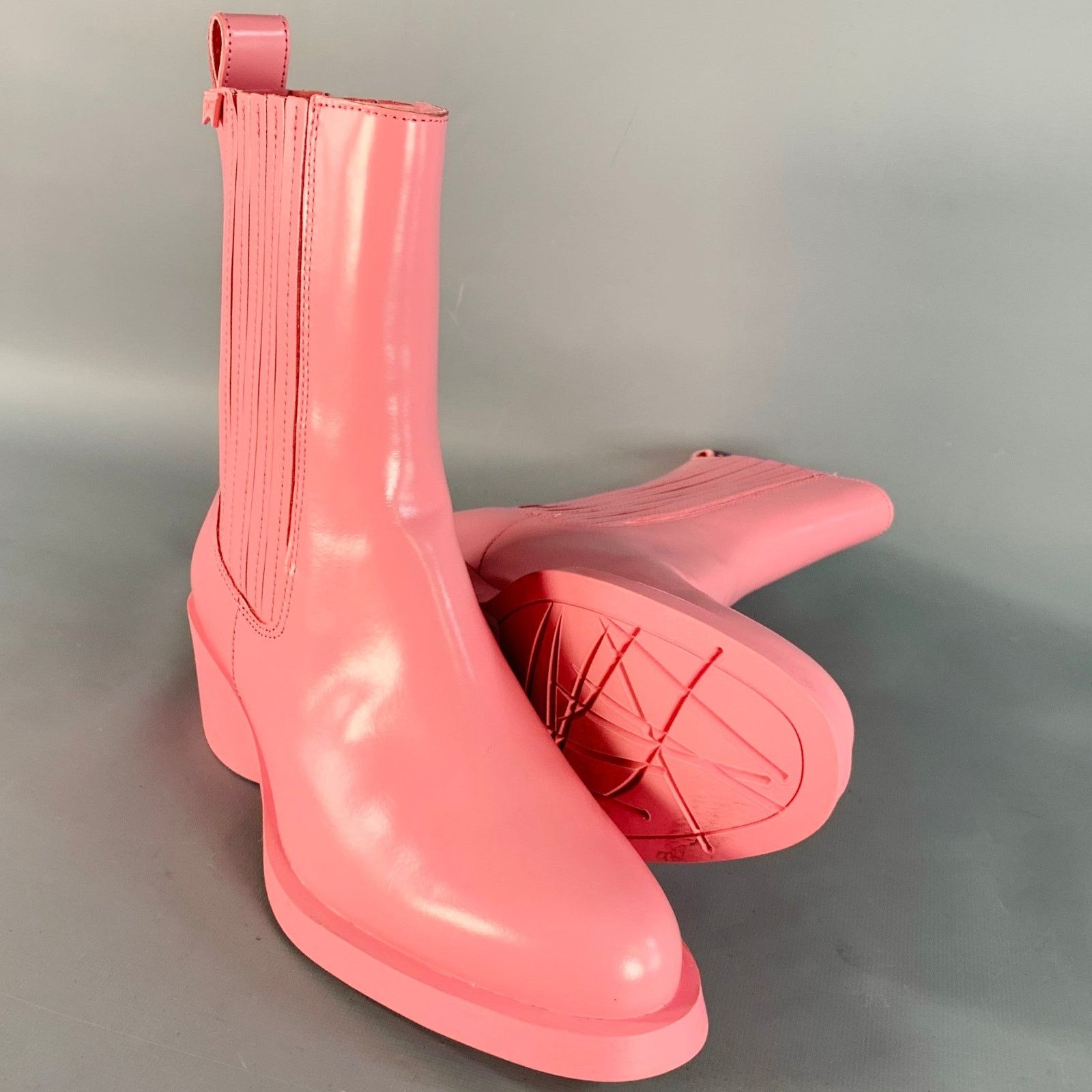 Camper CAMPER Size 8 Pink Leather Rubber Sole Pull On Boots Size US 8 / IT 38 - 5 Thumbnail