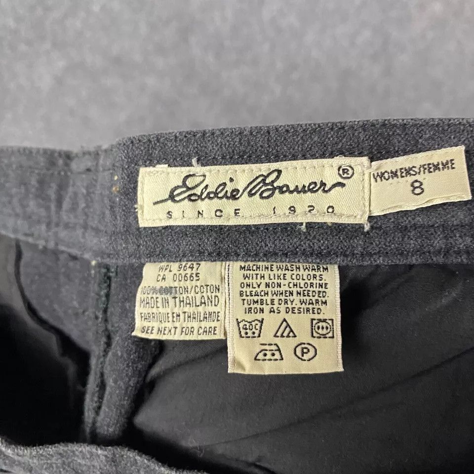 Eddie Bauer Eddie Bauer Cargo Pants Women's Size 8 Cotton Gray High Rise Size 30" / US 8 / IT 44 - 7 Thumbnail