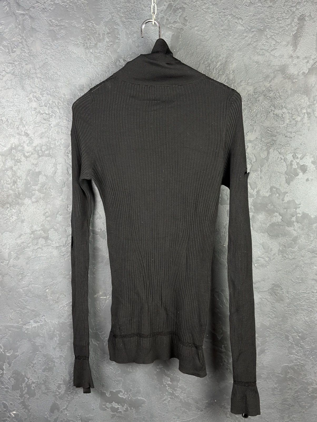 Moncler Moncler Womens Maglione Tricot Ciclista Turtleneck Hand Made Size L / US 10 / IT 46 - 9 Thumbnail
