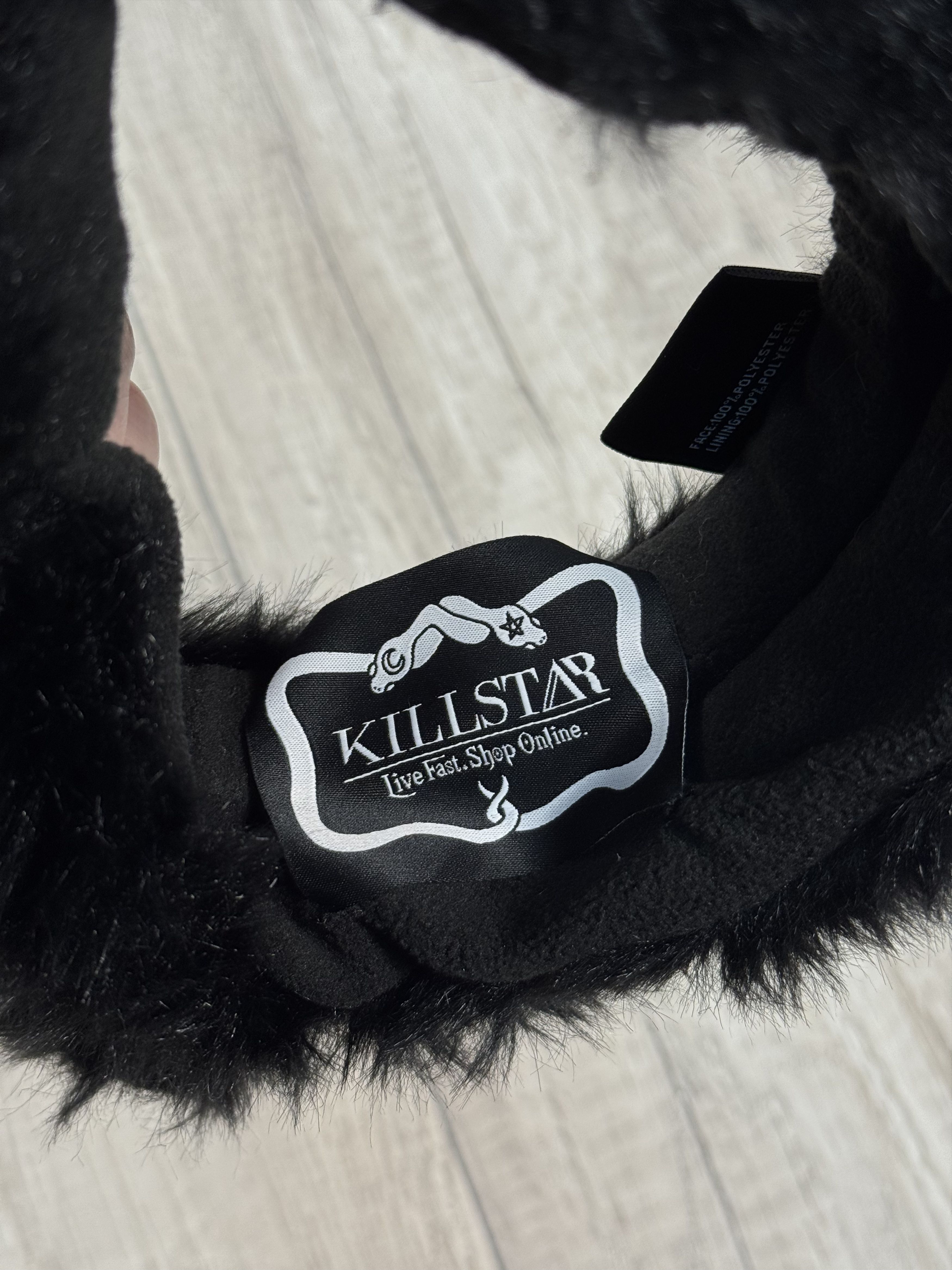 Killstar Killstar Vintage Avant Garde punk hair opium earmuffs hat Size ONE SIZE - 6 Thumbnail