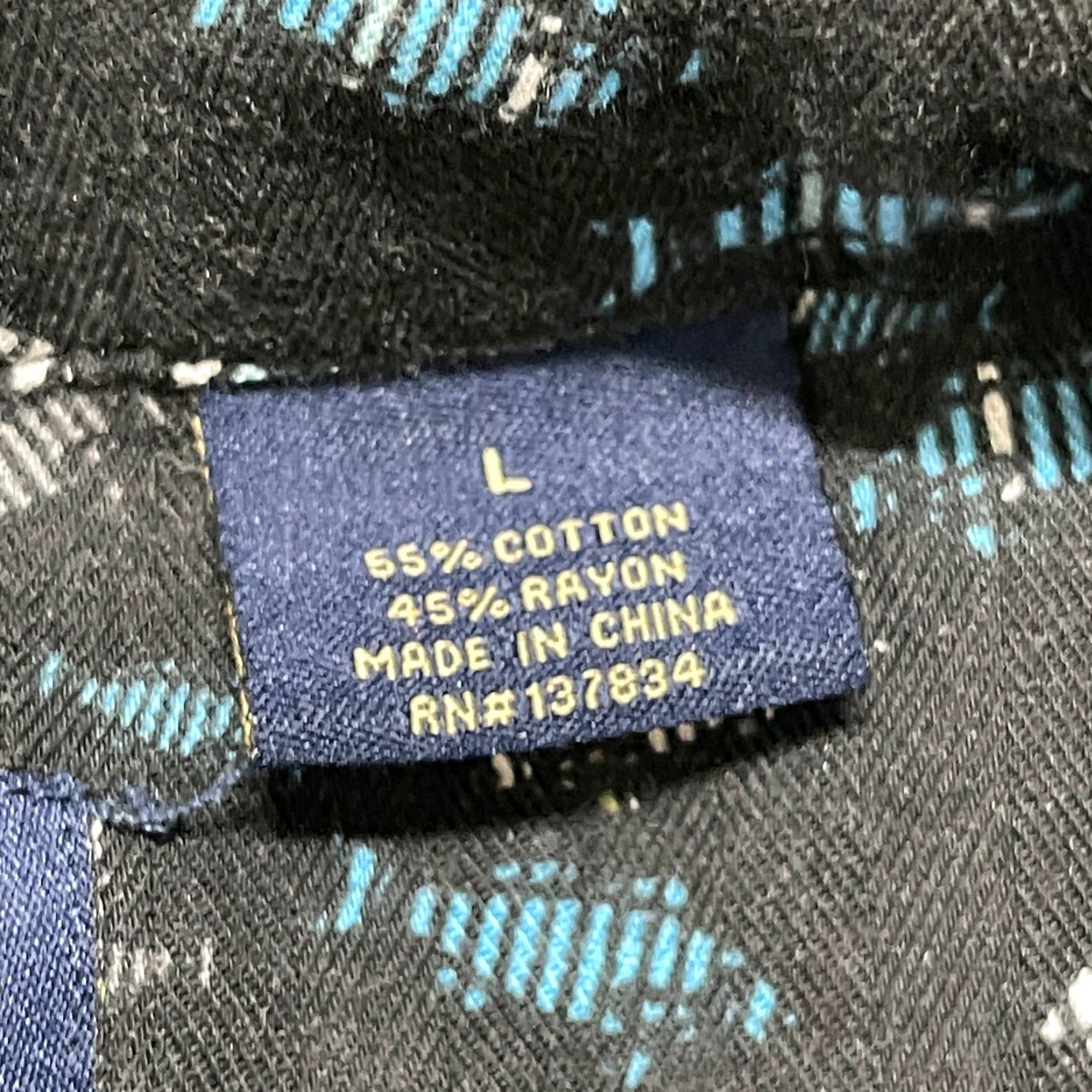 Vintage Newport Blue Button-Up Shirt Men L Fish All Over Print Gray Blue Cotton Size US L / EU 52-54 / 3 - 5 Thumbnail