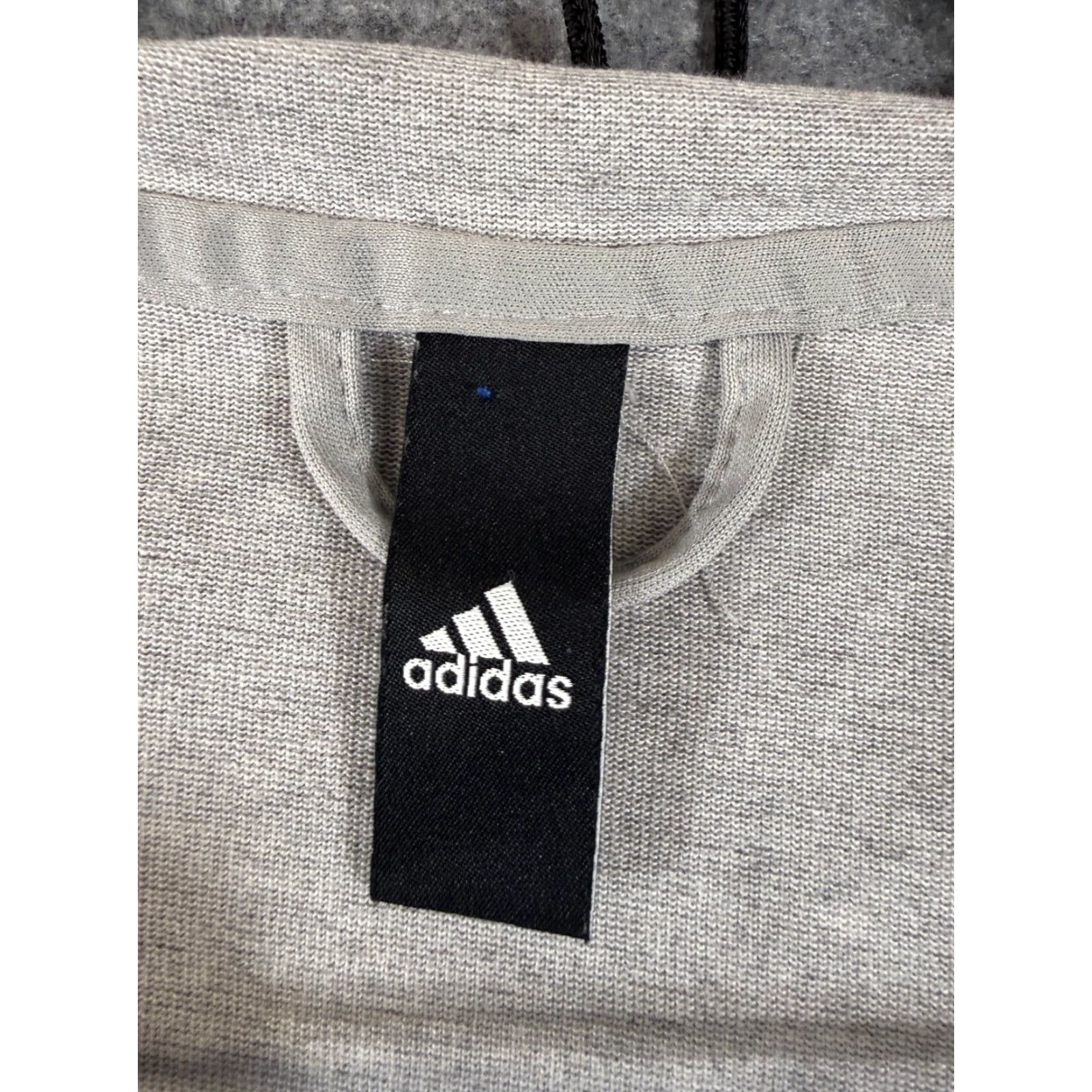 Adidas Adidas Hoodie Mens L Heather Gray Full Zip Raglan Sleeve Outdoor Performance Pockets Size US L / EU 52-54 / 3 - 6 Thumbnail