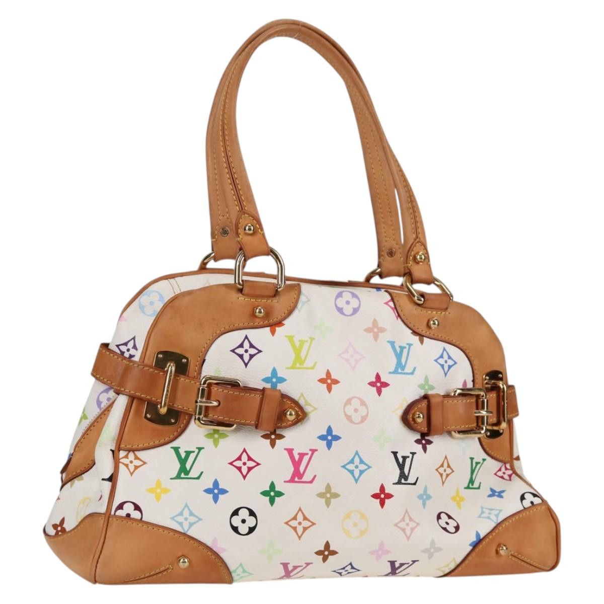 Louis Vuitton LOUIS VUITTON Monogram Multicolor Claudia Hand Bag White Size ONE SIZE - 1 Thumbnail