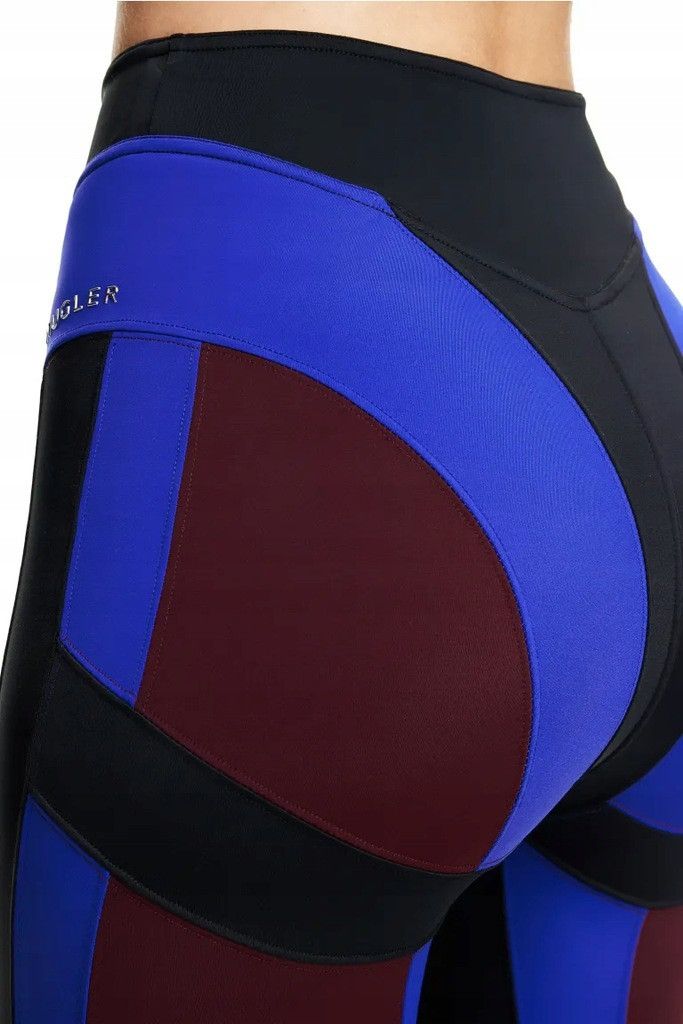 Mugler Mugler x H&M Spiral-Paneled Jersey Leggings Size 27" / US 4 / IT 40 - 3 Thumbnail