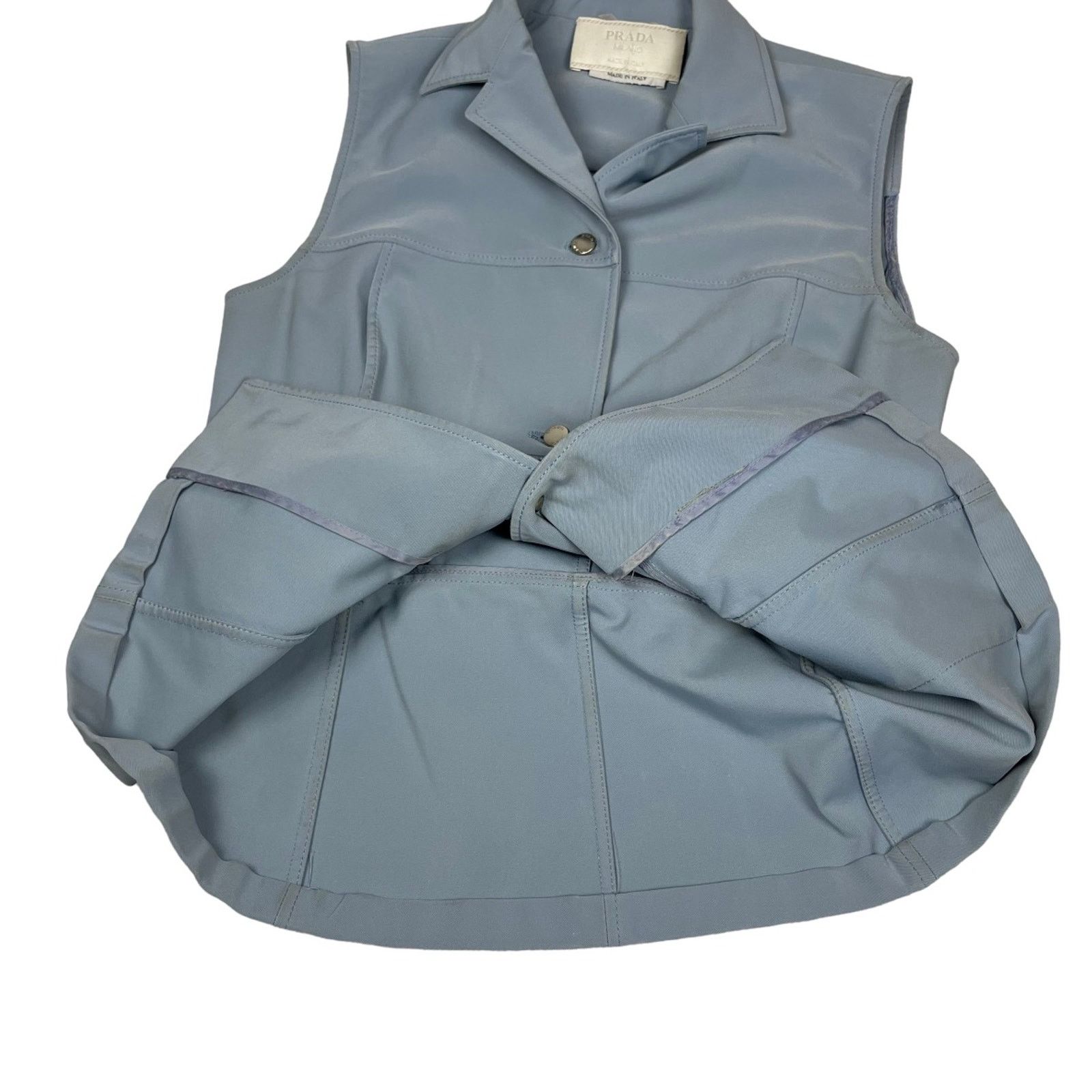 Prada Prada Milano navy blue Vest Size S / US 4 / IT 40 - 6 Thumbnail