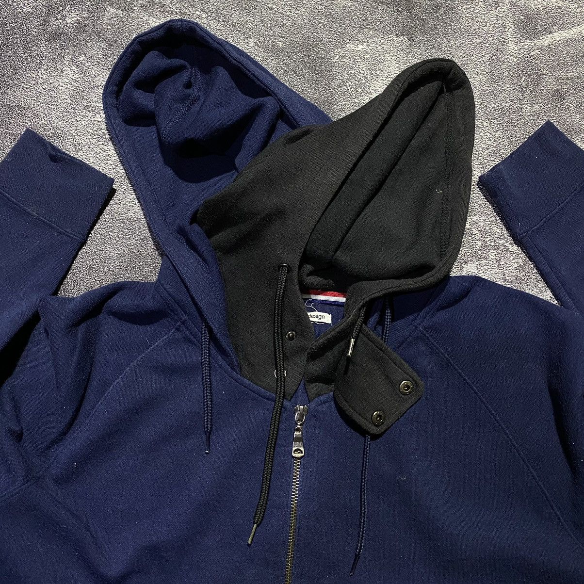 If Six Was Nine SEMANTIC DESIGN LAYERED ZIPPER HOODIE Size US L / EU 52-54 / 3 - 1 Thumbnail