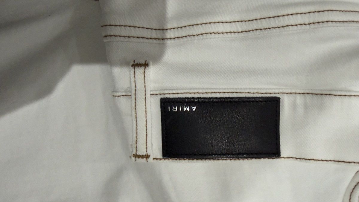 Amiri Amiri Trasher Jeans White SZ 38 Size US 38 / EU 54 - 5 Thumbnail