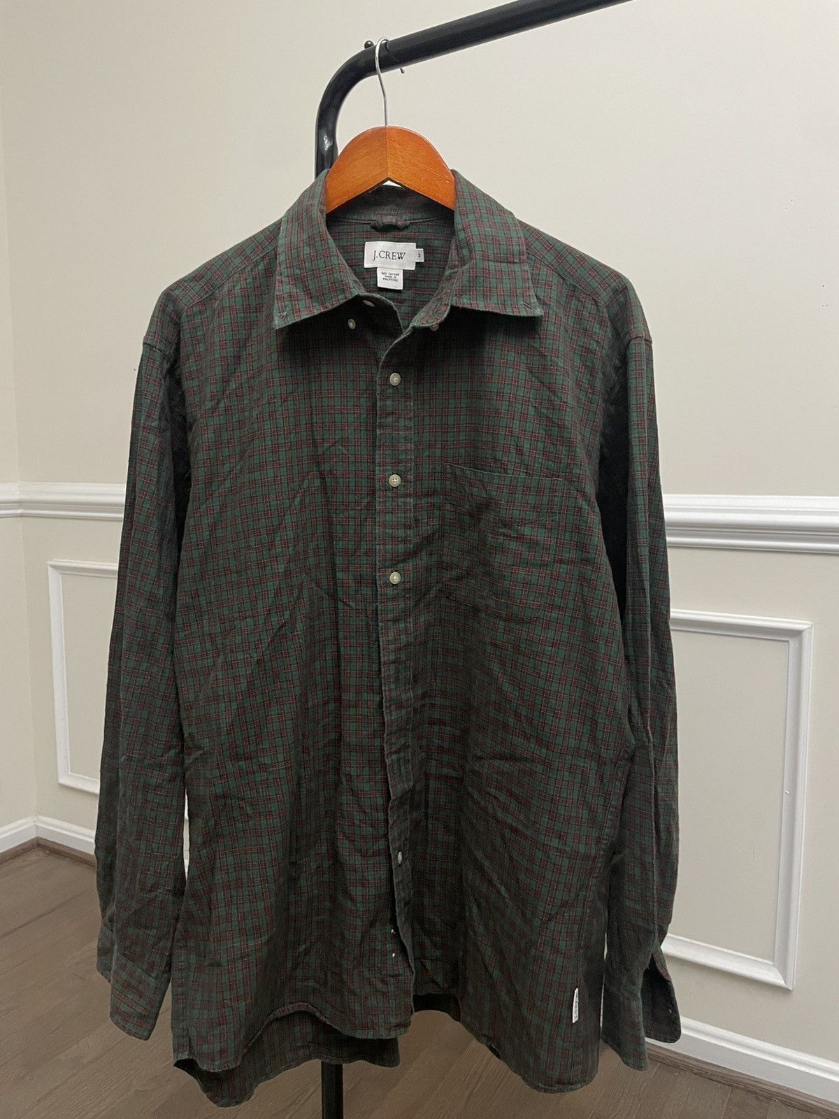 Polo Ralph Lauren Vintage J Crew Red Plaid Button Up Shirt Our Legacy RRL Size US M / EU 48-50 / 2 - 2 Thumbnail