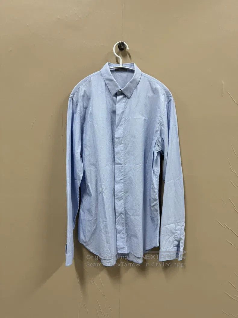 Dior Dior Size39 Blue little bee embroidered shirt Size US XXS / EU 40 - 1 Thumbnail