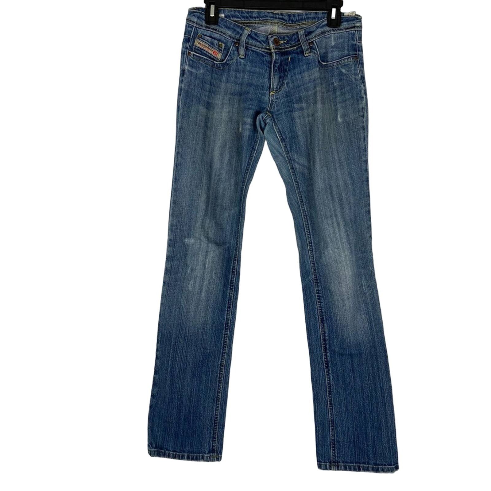 Diesel Diesel Women Lowky Jeans Straight Leg Size 28 Size 28" / US 6 / IT 42 - 1 Thumbnail