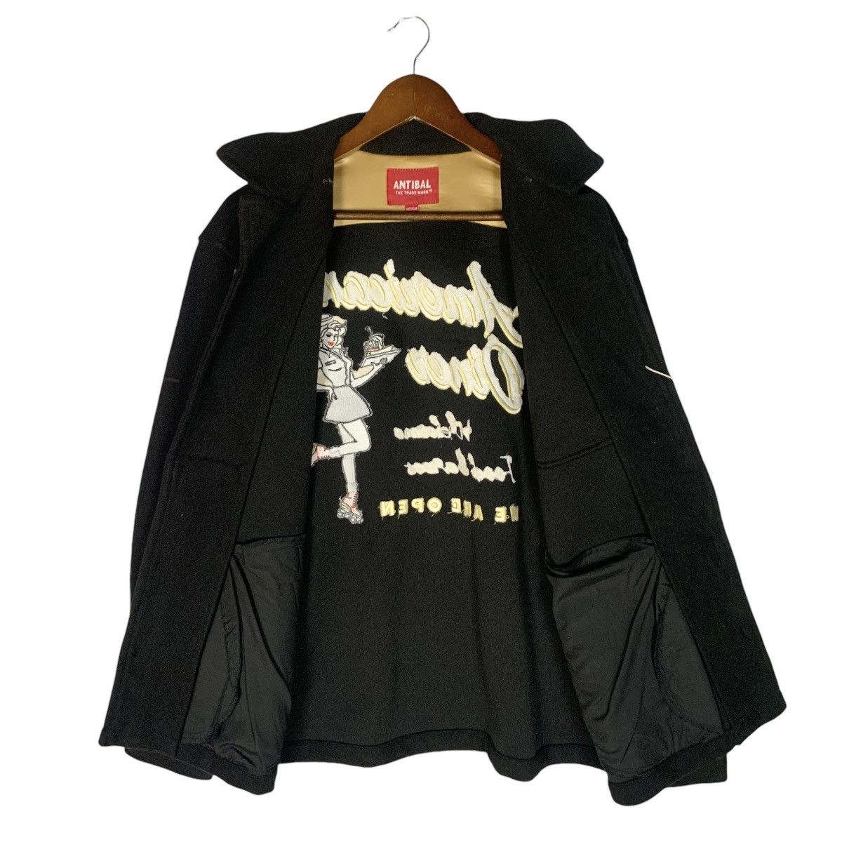 Japanese Brand Vintage Antibal American Diner Embroidery Jacket Size M Size US M / EU 48-50 / 2 - 8 Thumbnail