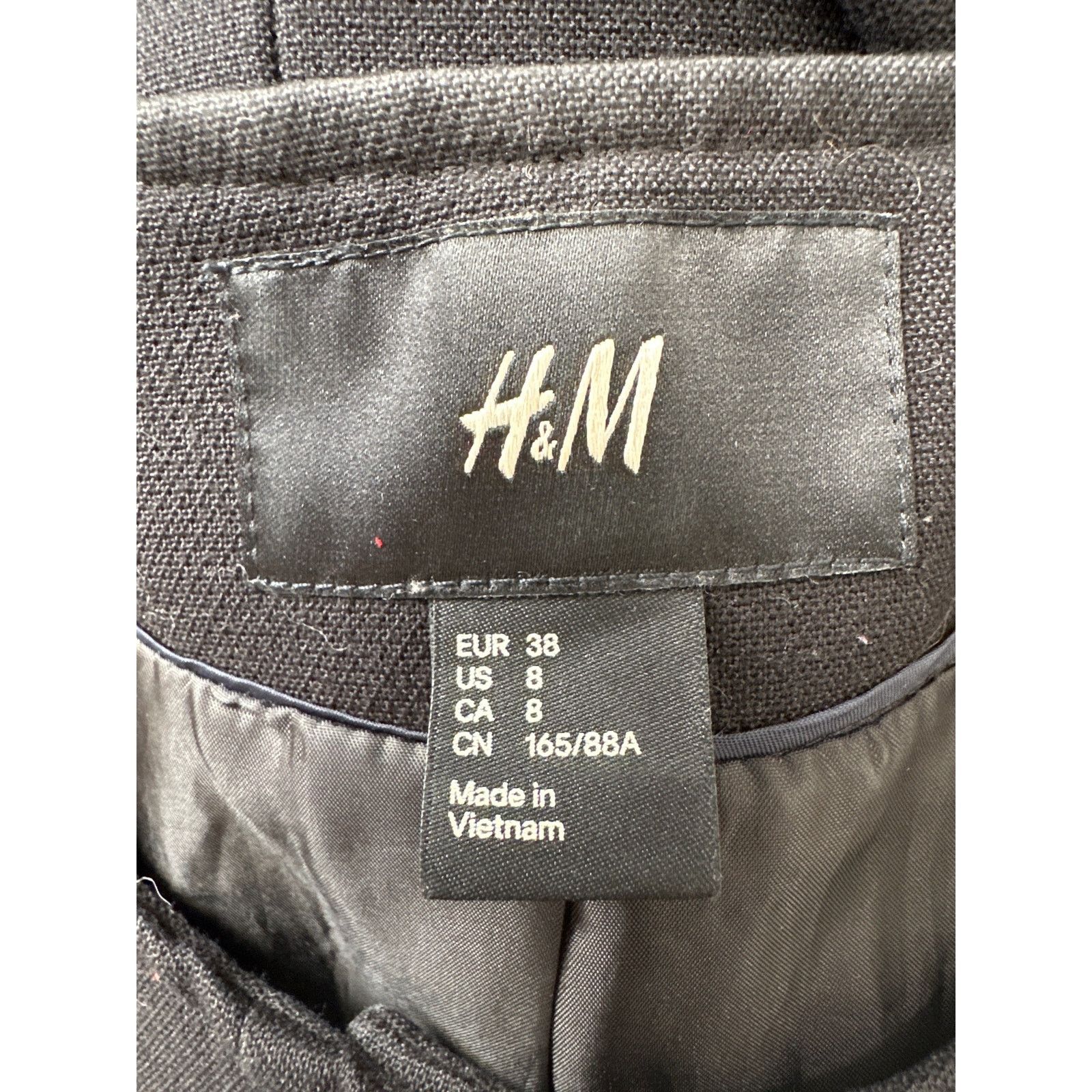 H&M H&M black blue gold buttons long sleeves blazer size 8 Size M / US 6-8 / IT 42-44 - 3 Thumbnail