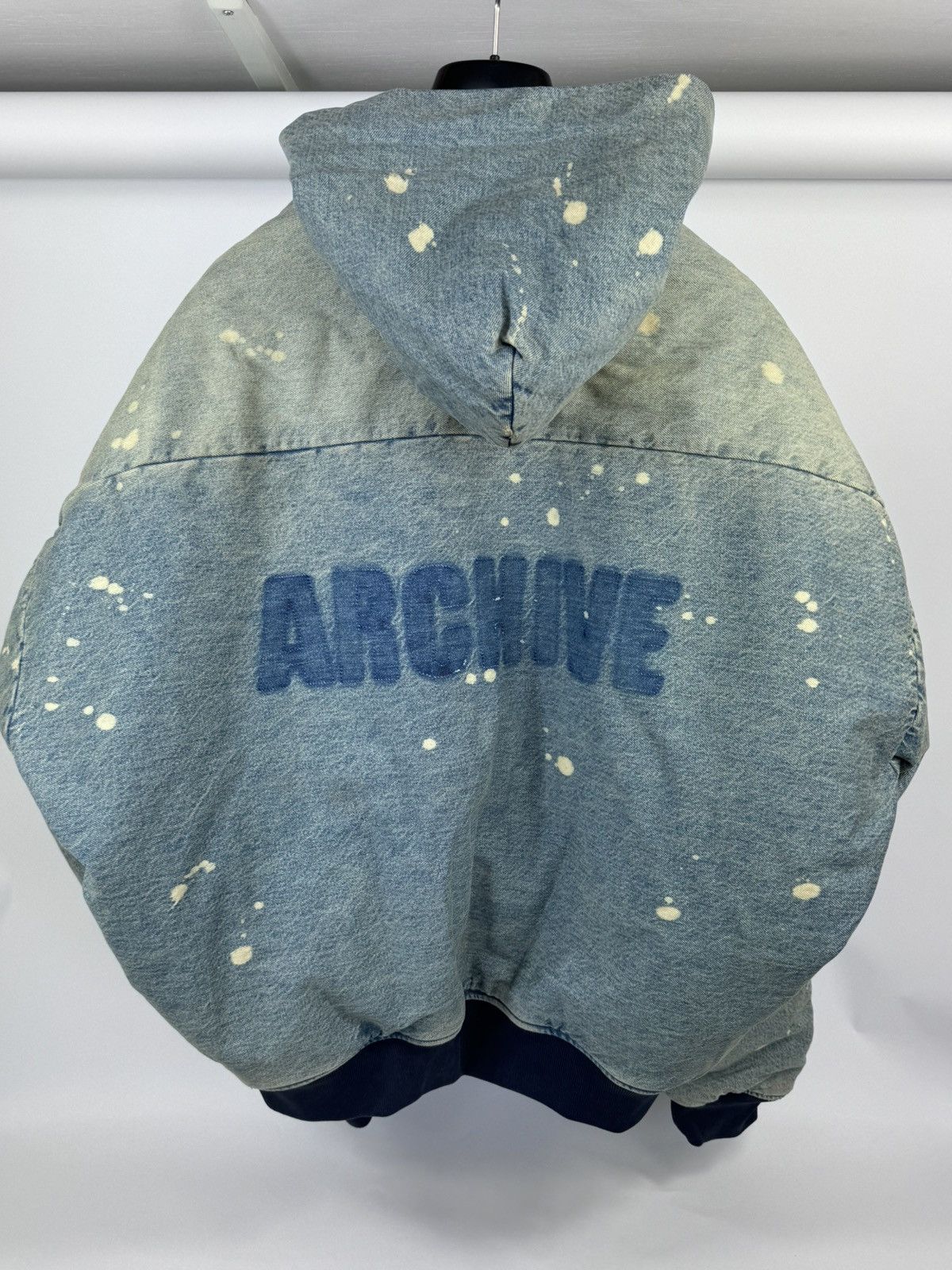 Other B1 ARCHIVE OVERSIZED ZIP HOODED DENIM JACKET Size US XL / EU 56 / 4 - 2 Thumbnail