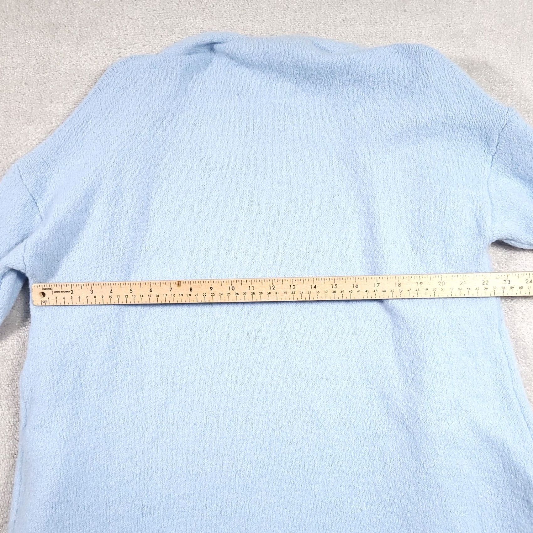Soft Surroundings Soft Surroundings Knit Lightweight Long Duster Cardigan Sweater Women's S/M Blue Size M / US 6-8 / IT 42-44 - 5 Thumbnail