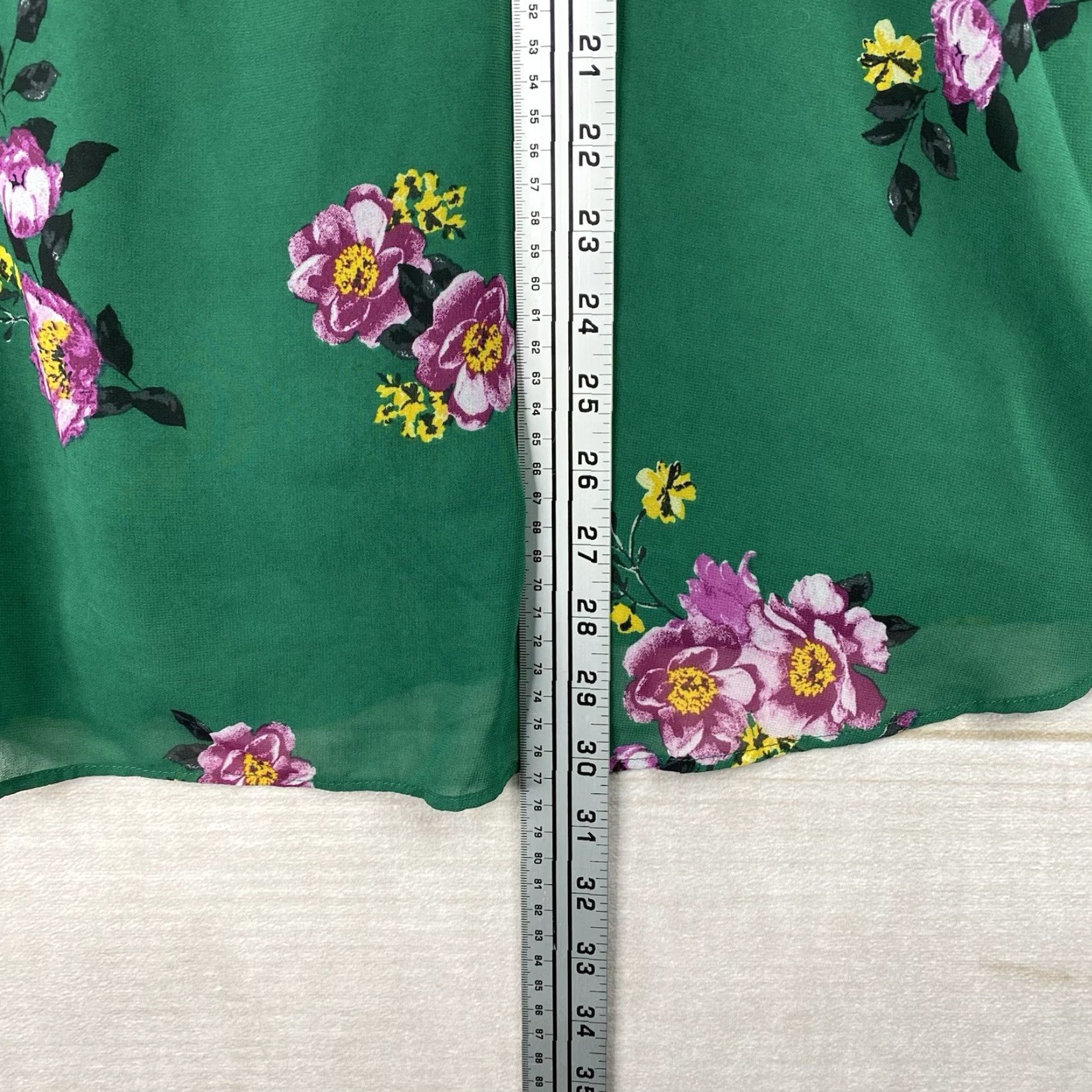 Torrid Torrid Tank Womens 3X Green Floral Strappy Front Cami Beach Party Cruise Size XXL / US 16-18 / IT 52-54 - 3 Thumbnail