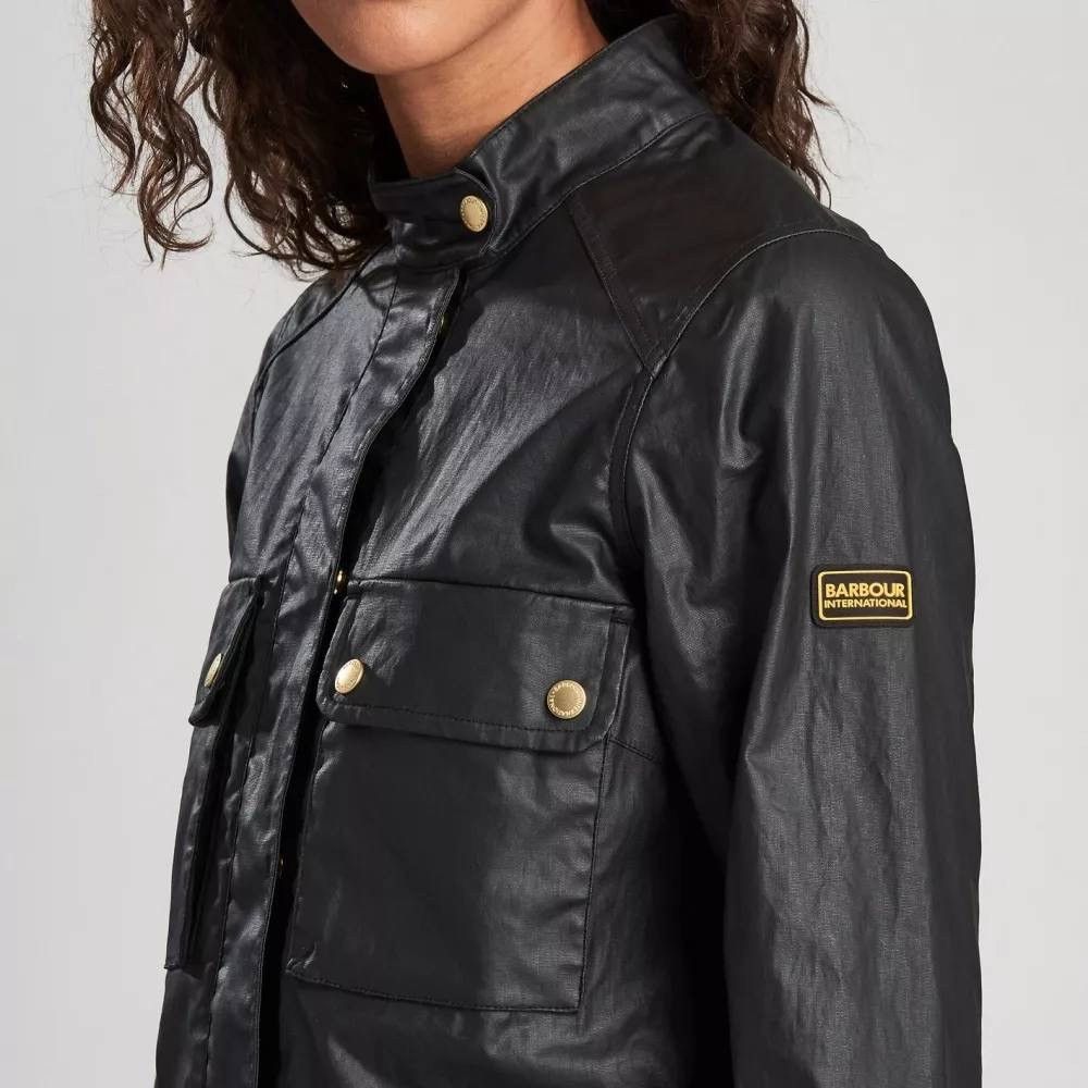 Barbour Barbour International Trackrace Casual Women's Jacket, UK10 Size M / US 6-8 / IT 42-44 - 21 Thumbnail