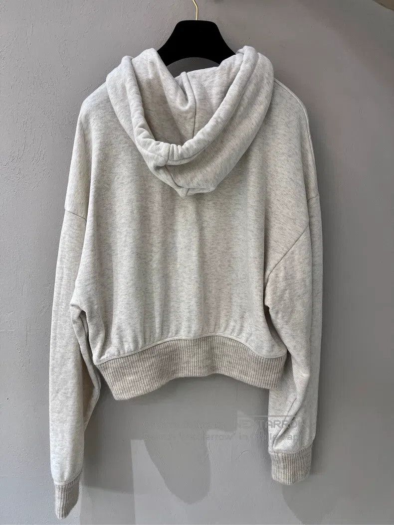Loewe Loewe Logo Patch Hooded Sweatshirt, Off White Size XS / US 0-2 / IT 36-38 - 2 Thumbnail