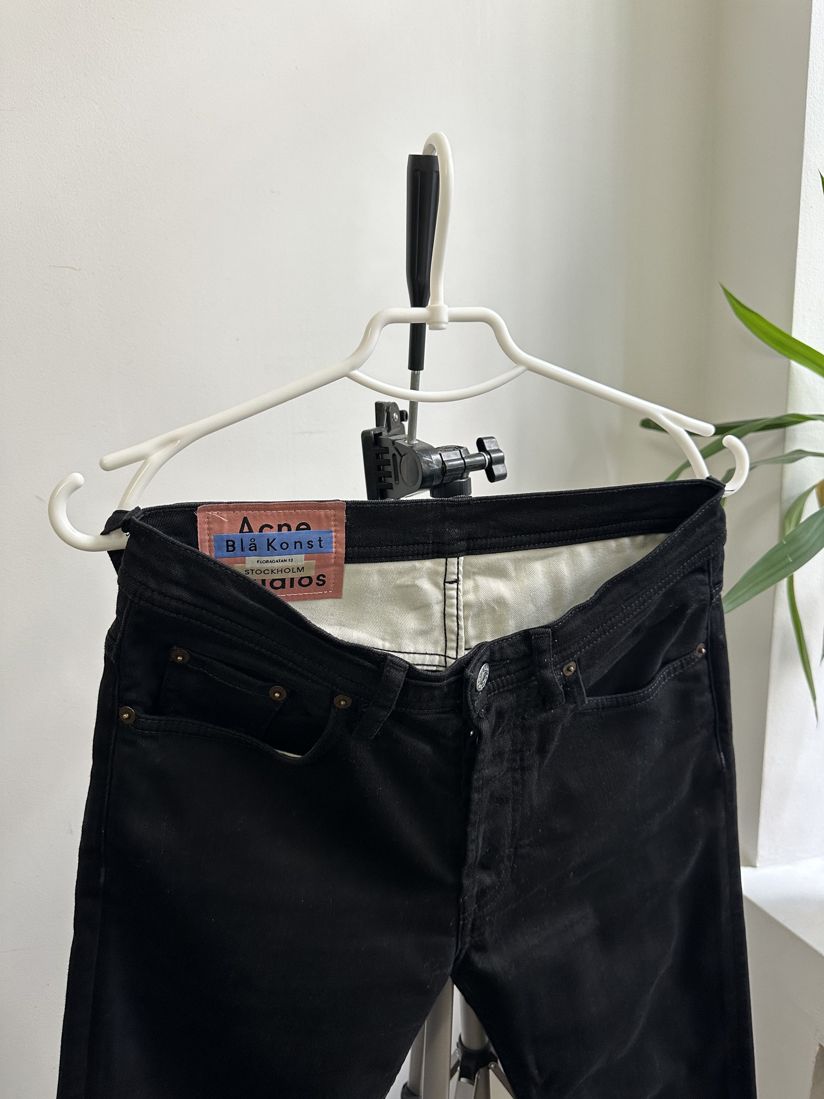 Acne Studios Acne Studios River Stay Black Denim Jeans W28L30 