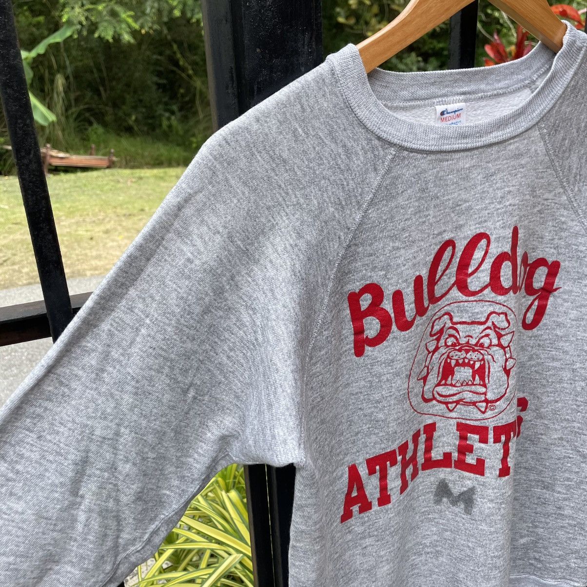 Champion 🔥Vintage 80s Champion Bulldog Athletics Raglan Sweatshirts Size US S / EU 44-46 / 1 - 7 Thumbnail