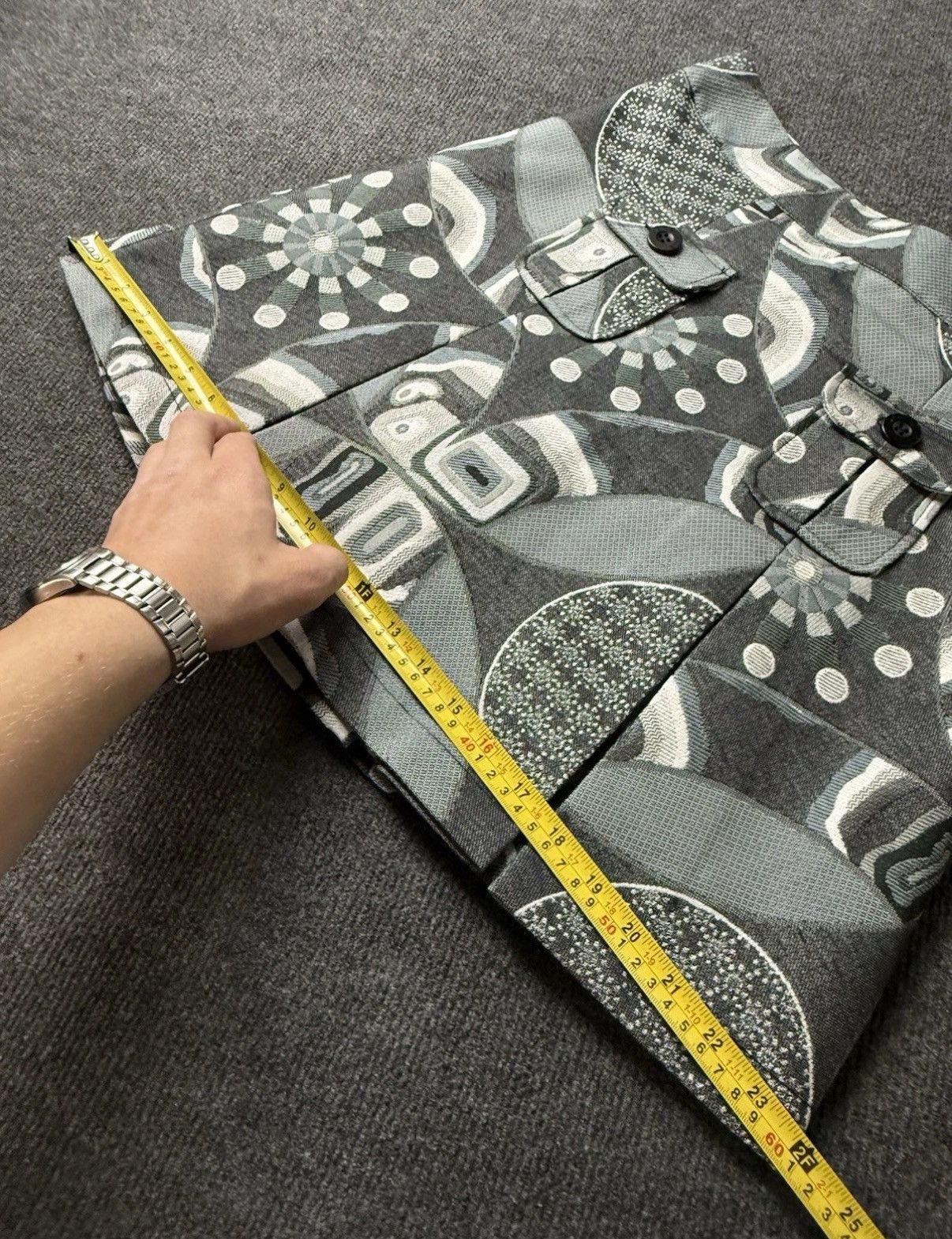 Desigual Avant Garde Desigual Abstract Patchwork Mini Skirt Cargo Y2K Size 27" / US 4 / IT 40 - 17 Thumbnail