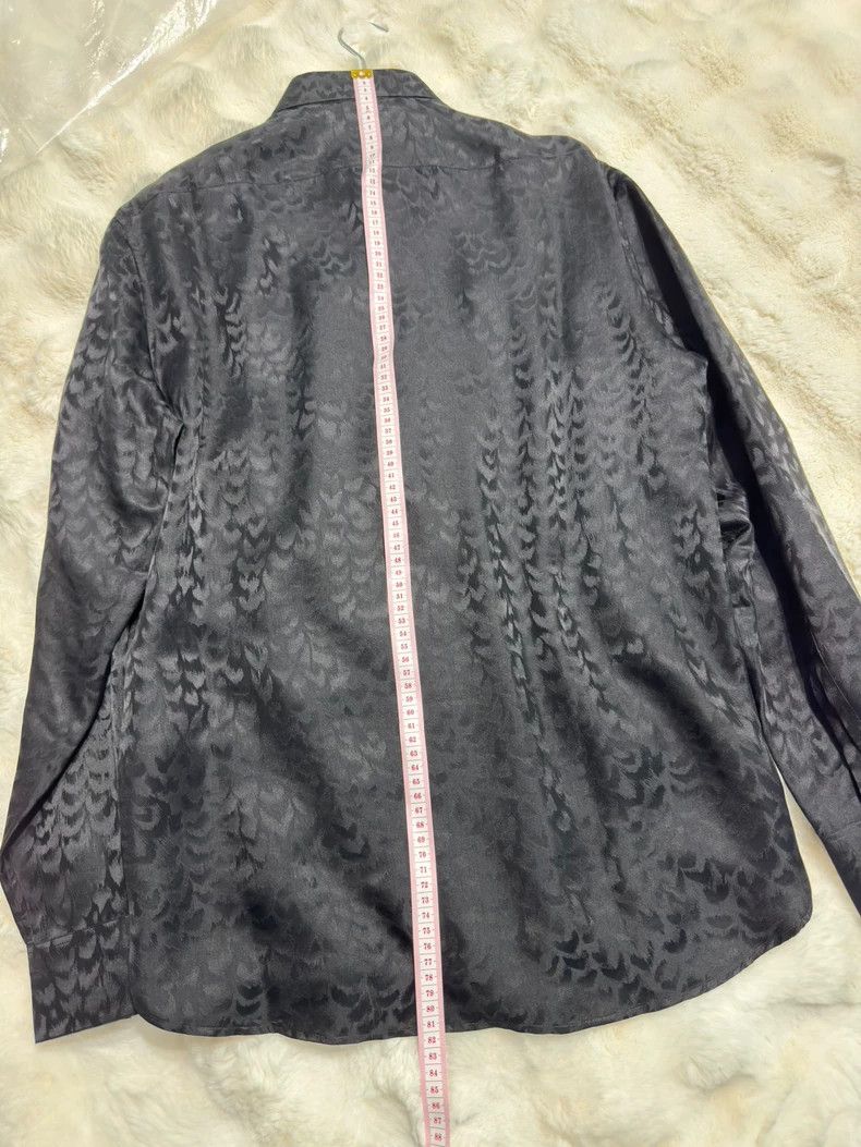 Yves Saint Laurent saint laurent size 39 Dark panther print silk shirt 2501-Ne Size US M / EU 48-50 / 2 - 7 Thumbnail