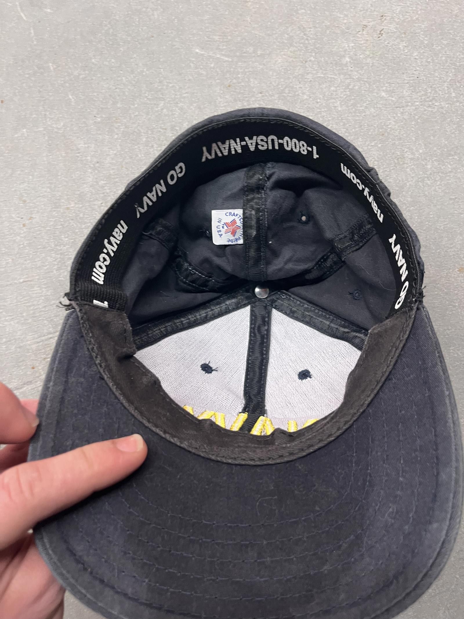 Old Navy Vintage Made in USA Faded "Navy" recruitment hat Size ONE SIZE - 4 Thumbnail
