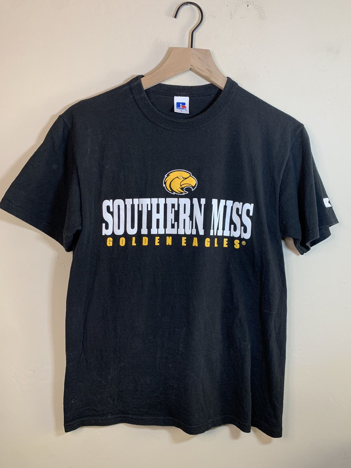Russell Athletic × Vintage *RARE* Vintage Southern Miss Golden Eagles Russell T-Shirt Size US S / EU 44-46 / 1 - 1 Thumbnail