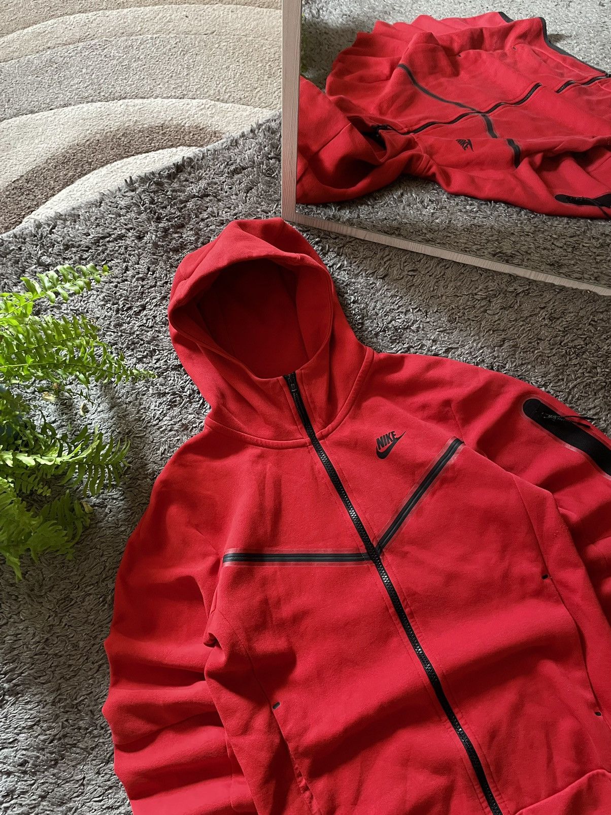 Nike × Vintage Nike Tech-Fleece Zip Hoodie Streetwear Logo Swoosh Rare Size US S / EU 44-46 / 1 - 3 Thumbnail