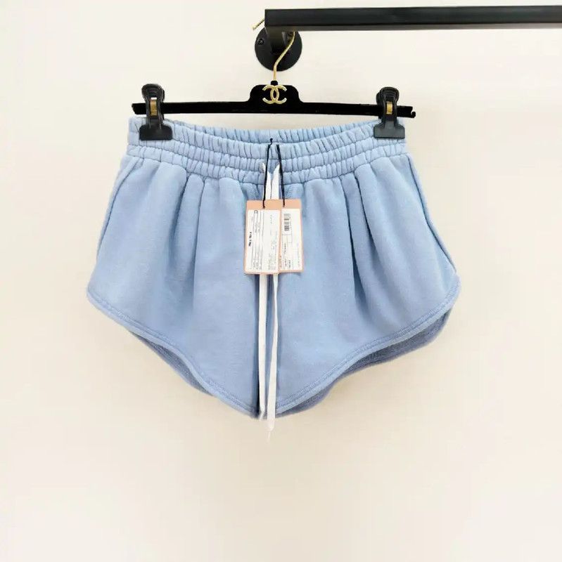 Miu Miu Miu Miu Light Blue Women's Shorts 0089 Size 23" - 1 Thumbnail