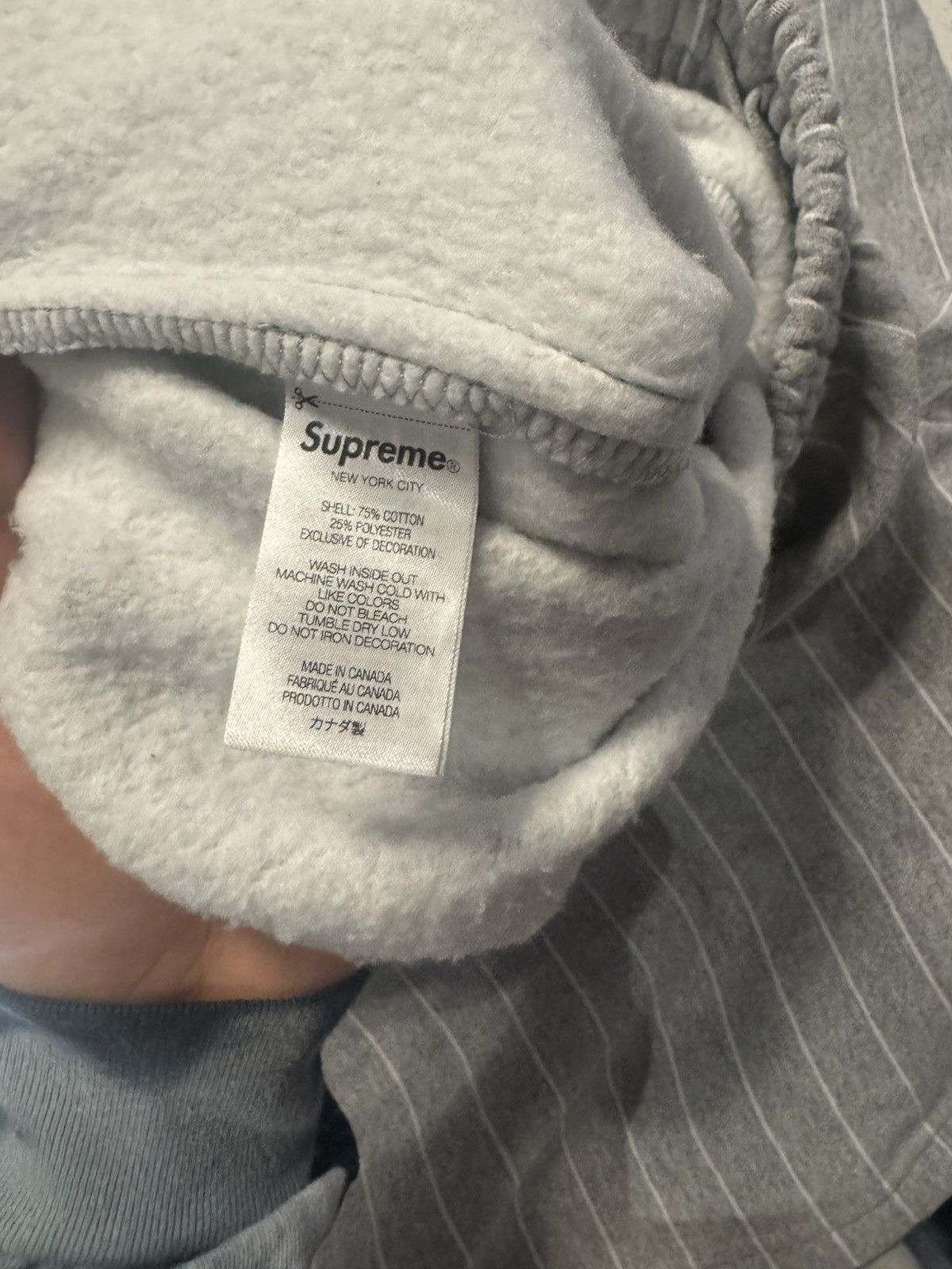 Supreme Supreme Pinstripe Sweatshort Size US 34 / EU 50 - 4 Thumbnail