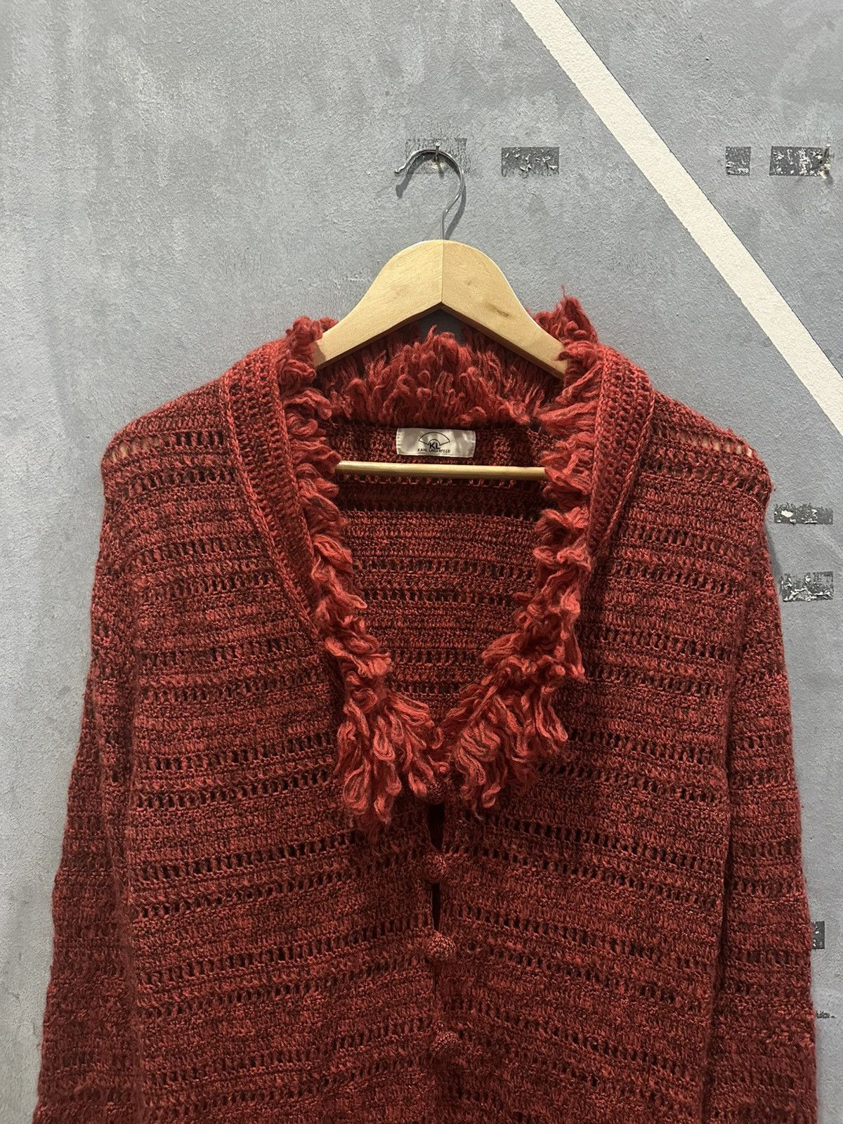 Designer × Karl Lagerfeld Karl Lagerfeld Knit Cardigan Size S / US 4 / IT 40 - 2 Thumbnail