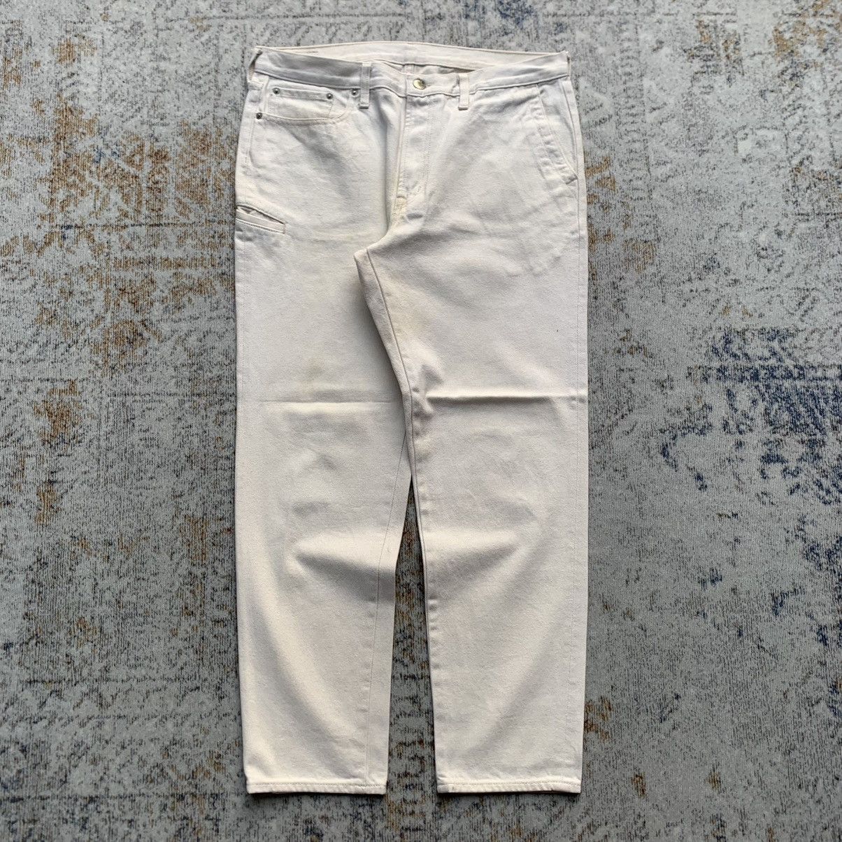 GU × Maison MIHARA YASUHIRO Mihara Yasuhiro x GU Japanese Brand Wide Baggy Denim Pants Size US 34 / EU 50 - 4 Thumbnail