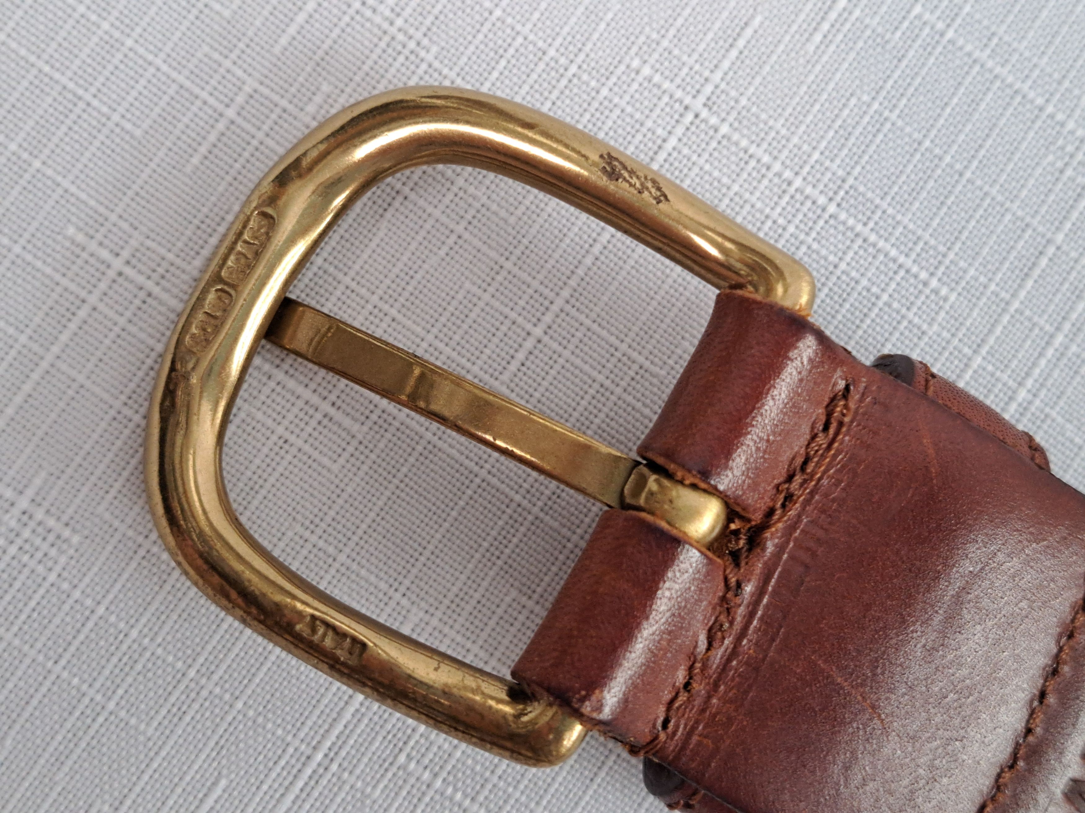 Bally × Vintage Bally vintage leather/elastic fabric belt. Size ONE SIZE - 11 Thumbnail
