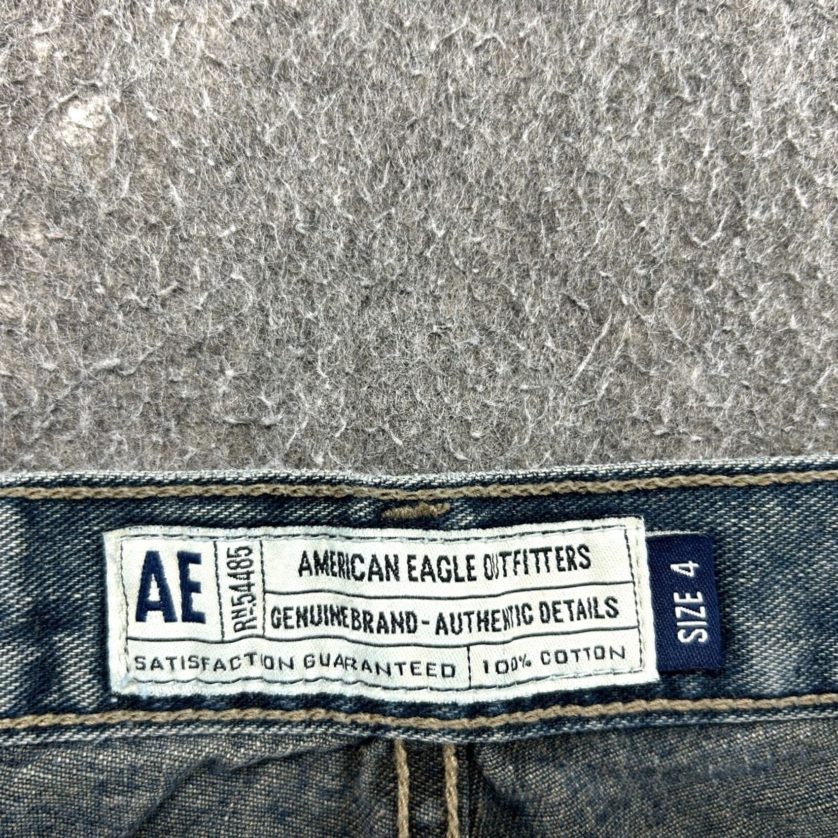 American Eagle Outfitters VINTAGE American Eagle Outfitters Jeans Womens 4 Flare Bootcut Denim Cotton 5-Pocket Zipper Button Logo 90s Retro Size 27" / US 4 / IT 40 - 4 Thumbnail