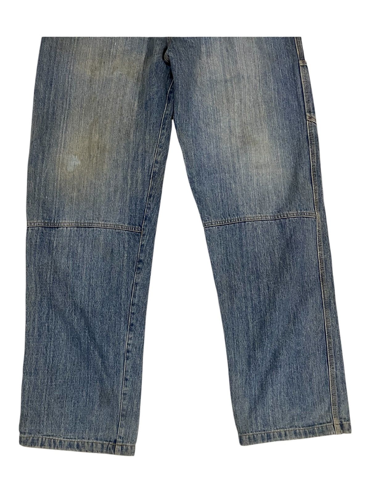Art Comes First × JNCO × Rap Tees Y2K Conart Clothing Embroidery Pocket Baggy Carpenter Jeans Size US 34 / EU 50 - 8 Thumbnail
