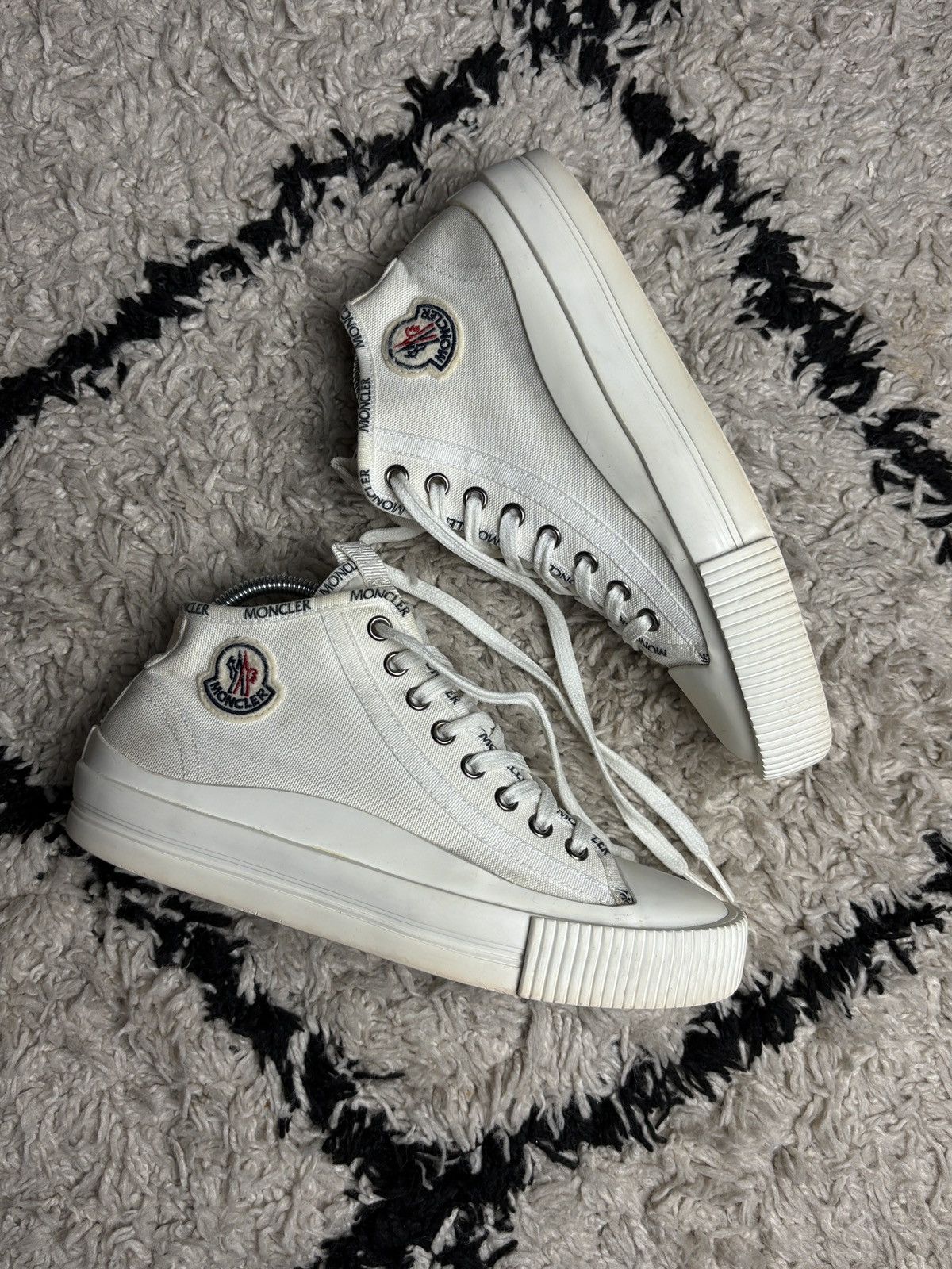 Moncler Moncler Lissex High Top Sneakers Shoes Vintage Size US 7 / IT 37 - 2 Thumbnail