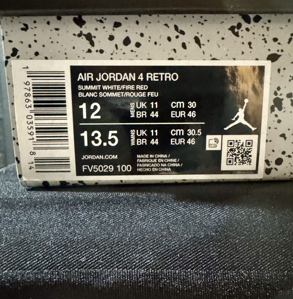 Jordan Brand Jordan 4 White Cement Size US 12 / EU 45 - 8 Thumbnail