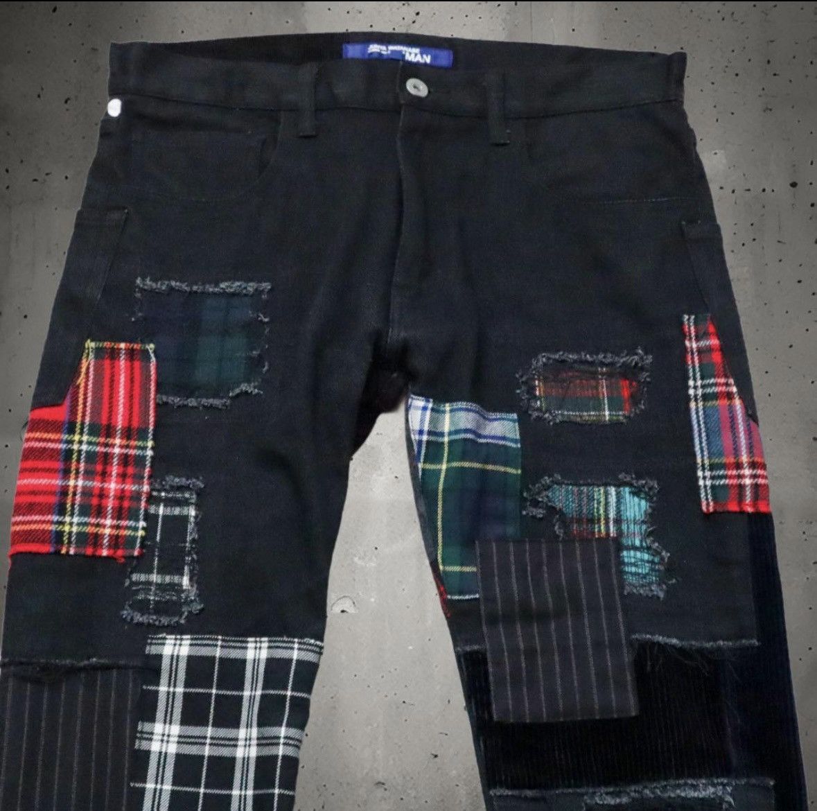 Comme des Garcons Junya Watanabe MAN Comme des Garcons AD2014 Patchwork Denim Size US 32 / EU 48 - 7 Thumbnail