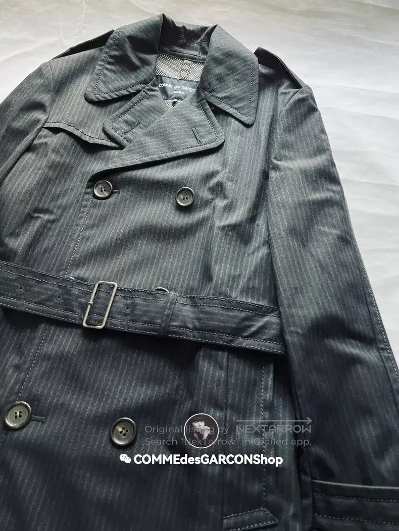 Comme des Garcons Comme Des Garcons Lined double-breasted windbreaker with b Size US M / EU 48-50 / 2 - 5 Thumbnail
