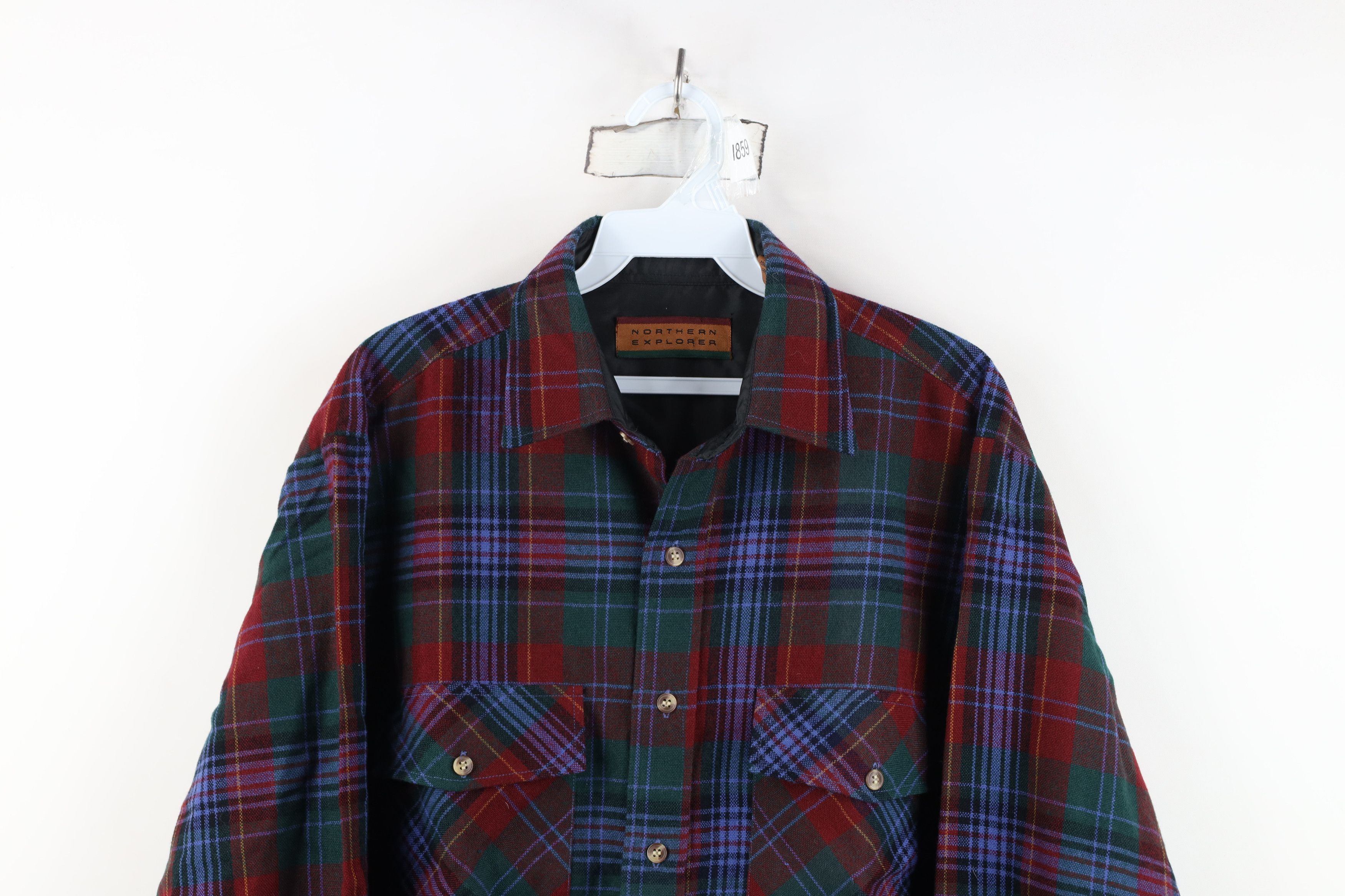 Vintage Vintage 80s 90s Streetwear Pocket Knit Collared Button Shirt Size US M / EU 48-50 / 2 - 2 Thumbnail