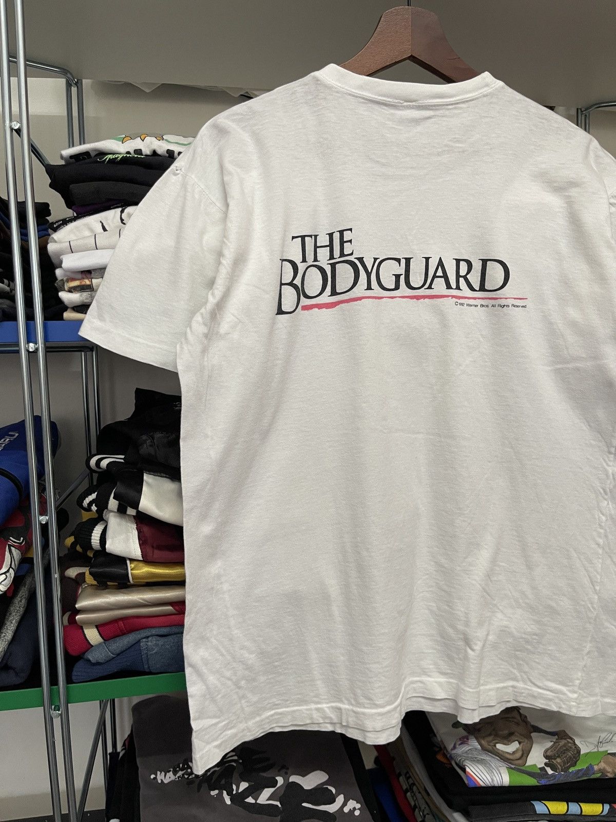 Vintage Vintage 90s The Bodyguard Movie Promo Tee Size US L / EU 52-54 / 3 - 3 Thumbnail