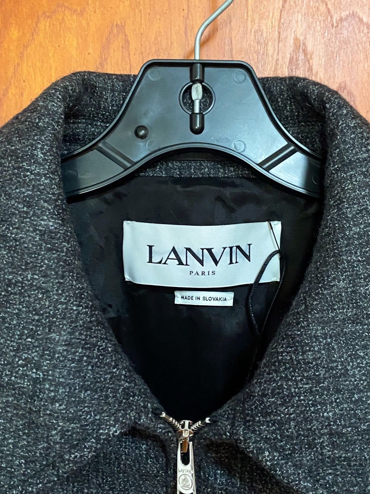 Lanvin Lanvin Wool-Blend Bomber Jacket size 48/us size M Size US M / EU 48-50 / 2 - 8 Thumbnail