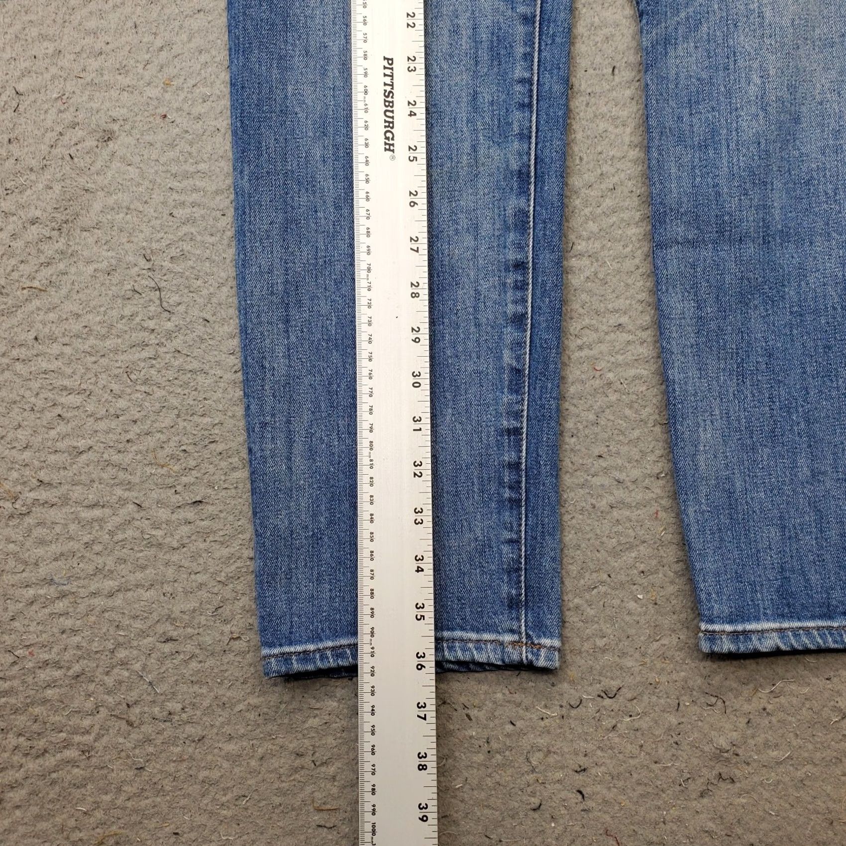J.Crew J.Crew Boyfriend Jeans Womens 29 Blue Denim Slim Fit Medium Wash Straight Leg Size 29" - 3 Thumbnail