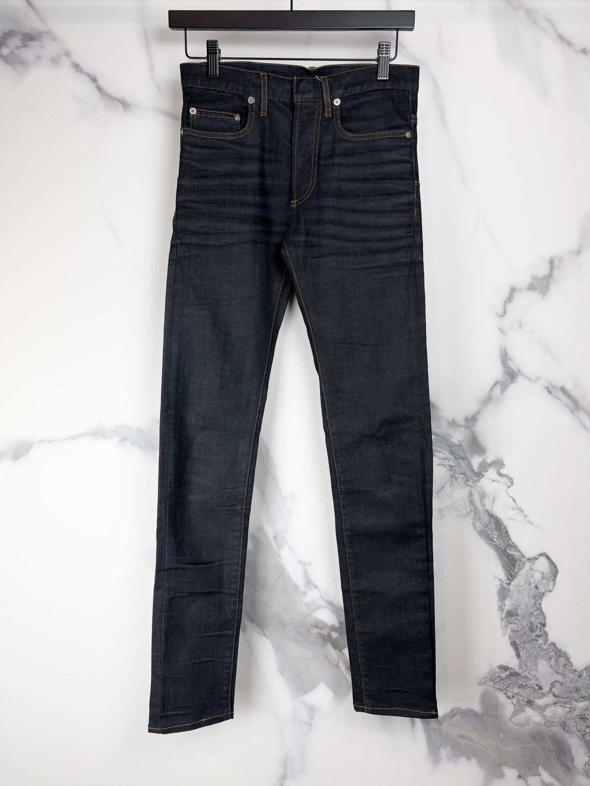 Dior × Hedi Slimane Dior Homme Black Waxed Corduroy Jeans | Grailed