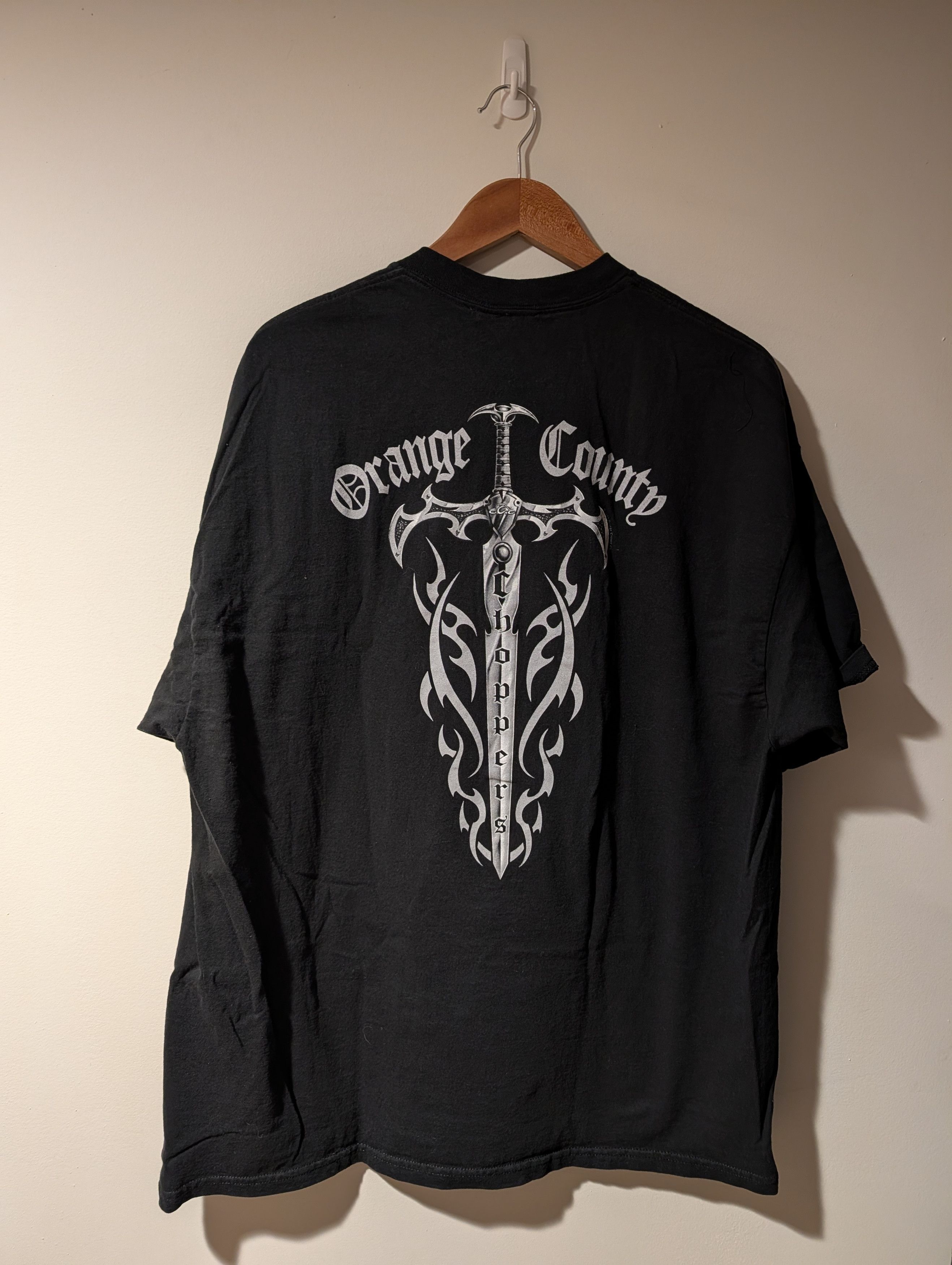 West Coast Choppers Vintage Y2K Orange County Choppers Sword Motorcycle T-Shirt Size US XXL / EU 58 / 5 - 1 Thumbnail