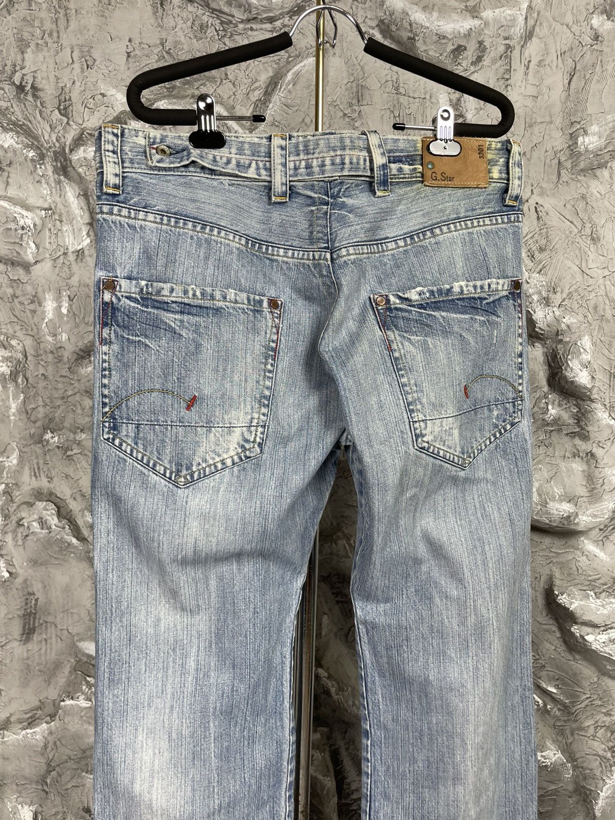 G-Star Vintage G-Star Fade Distressed Denim Jeans Y2K DG Japan Vibe Size US 36 / EU 52 - 15 Thumbnail