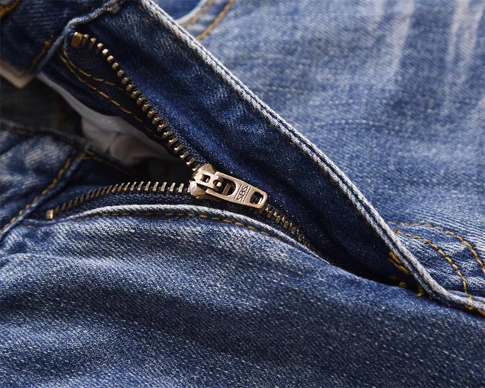 Japanese Brand × Jean Men's straight oversize hiphop trendy loose wide-leg jeans Size US 34 / EU 50 - 4 Thumbnail
