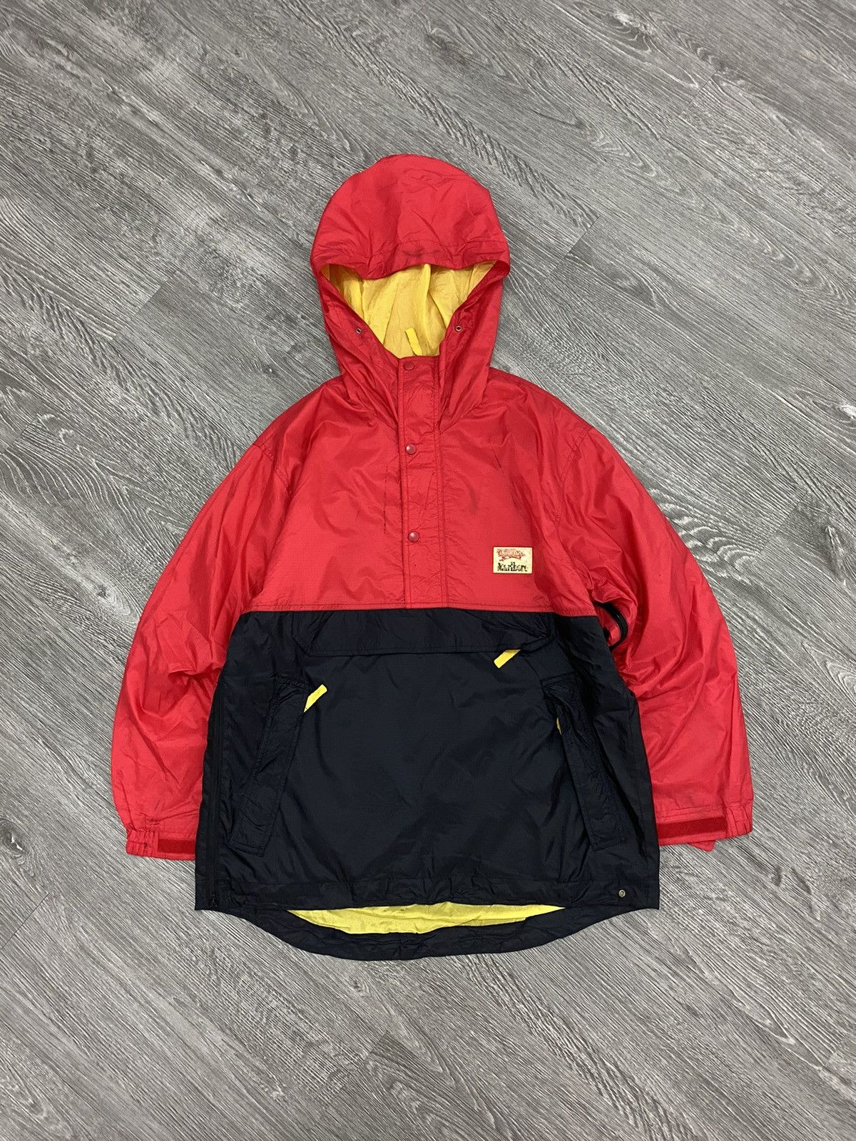 Marlboro Vintage Marlboro Adventure Team Anorak Cougle Jacket Size US XXL / EU 58 / 5 - 1 Thumbnail