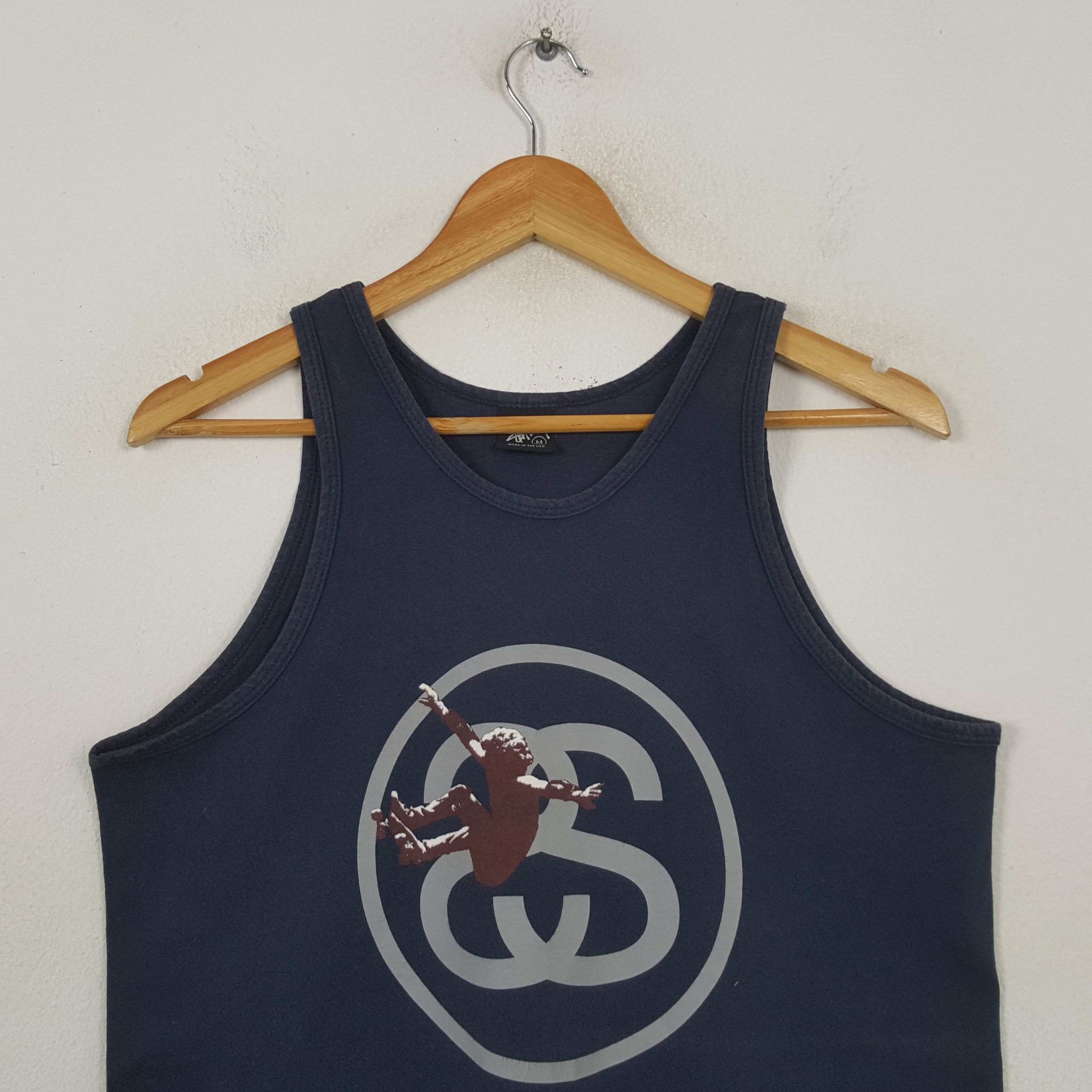Stussy Vintage Stussy Skateboards Streetwear Sleeveless RR13 Size US M / EU 48-50 / 2 - 2 Thumbnail